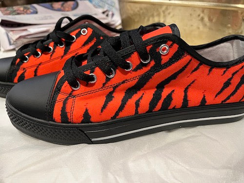 Walk like a Bengal sneakers up close and personal