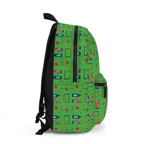 Cocktail Time - Lime Green - Backpack - Travel Bag