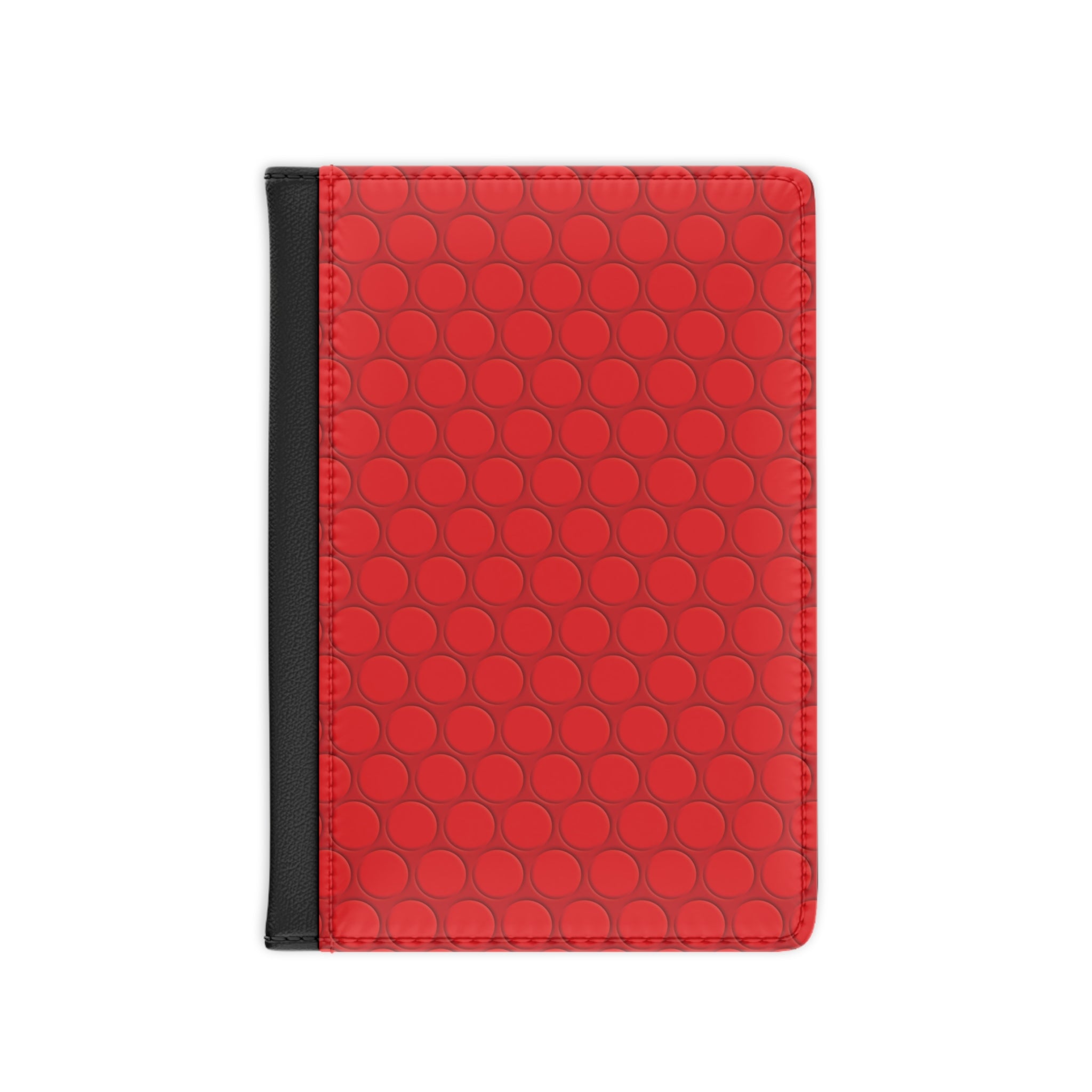 Scarlet Dots - Passport Cover | Travel Accessory, Gift for Jet setters, Unique Travel Journal, Vacation Must-Have, Gift for Travelers