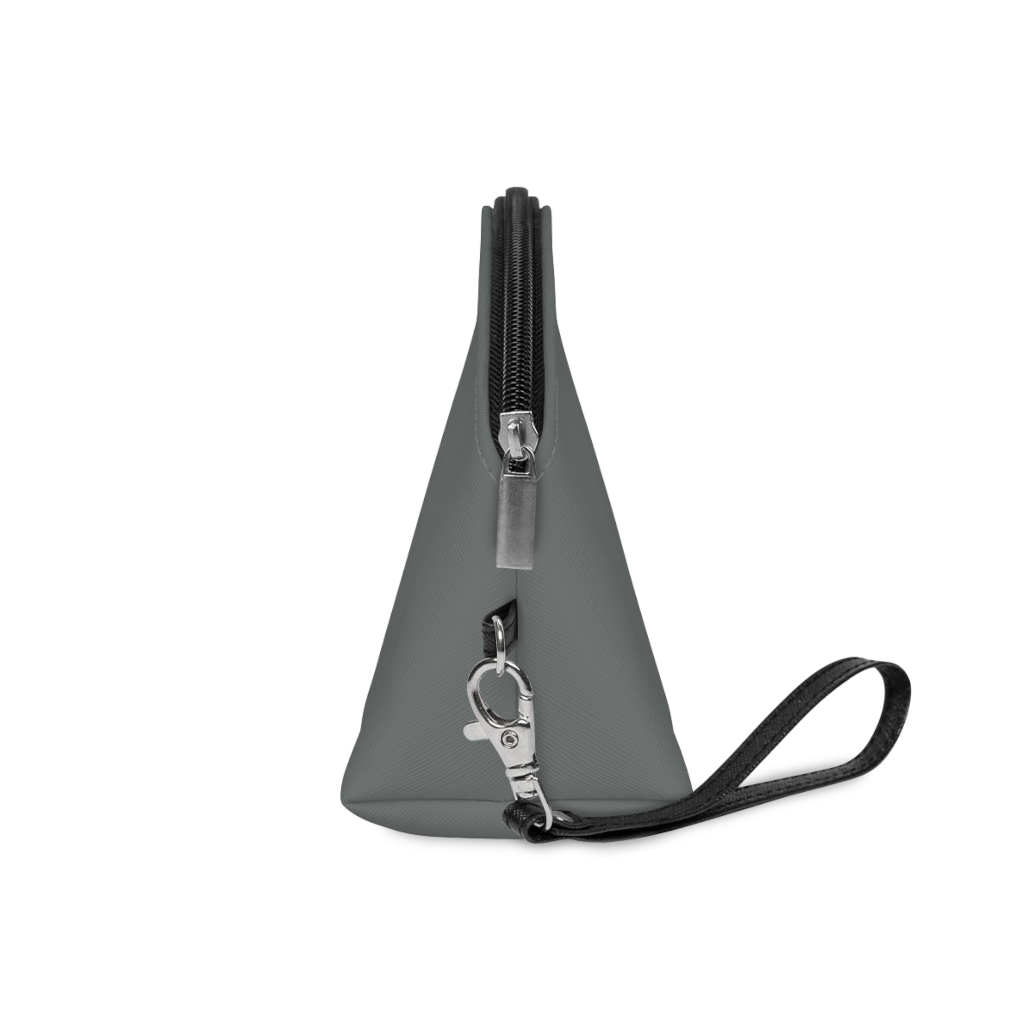 Nifty Ducks Travel Logo - Makeup Bag - Fun & Functional Travel Accessory - Dark Gray