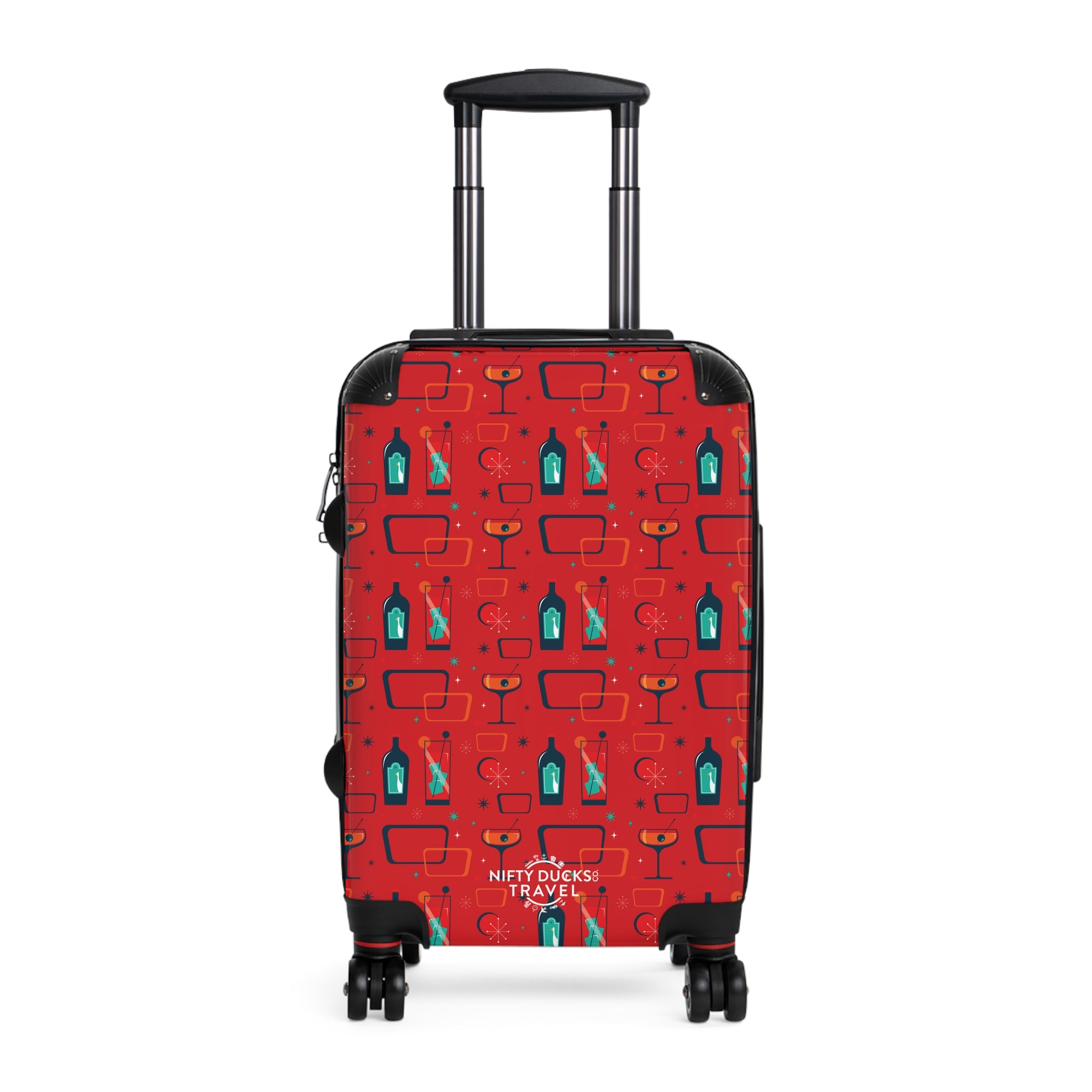 Cocktail Time - Scarlet - Suitcase - Stylish Luggage for Adventurers