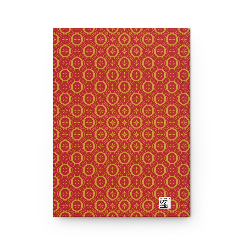 Solaris - Scarlet - Gold - Hardcover Journal - Matte Finish