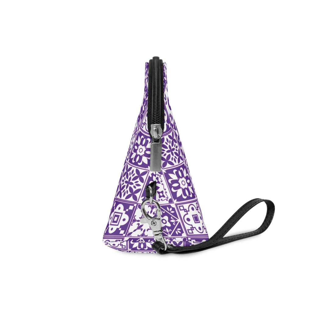 Mediterraneo Mosaic - Purple - Mid Century design - Makeup Bag - Fun & Functional Travel Accessory