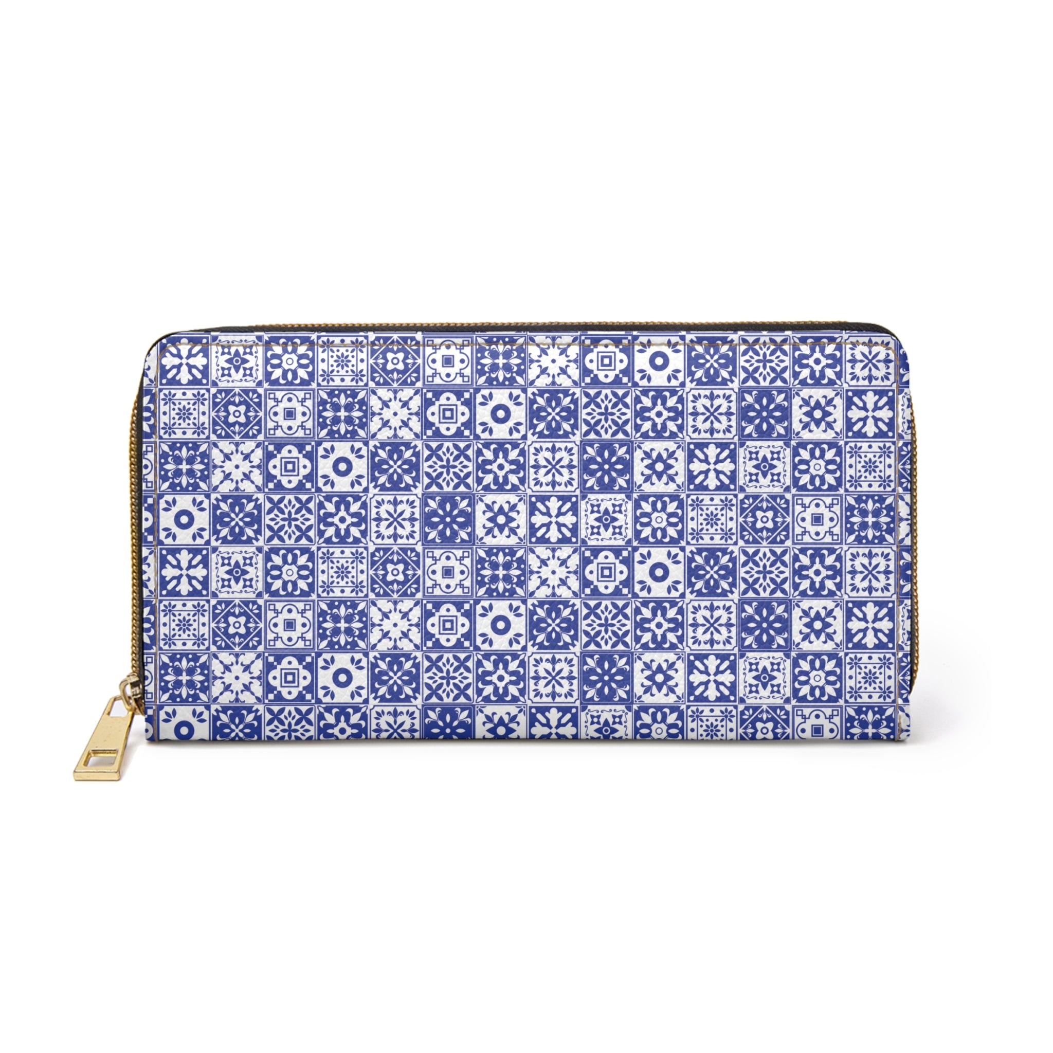 Mediterraneo Mosaic - Blue - Zipper Wallet - Travel Accessories