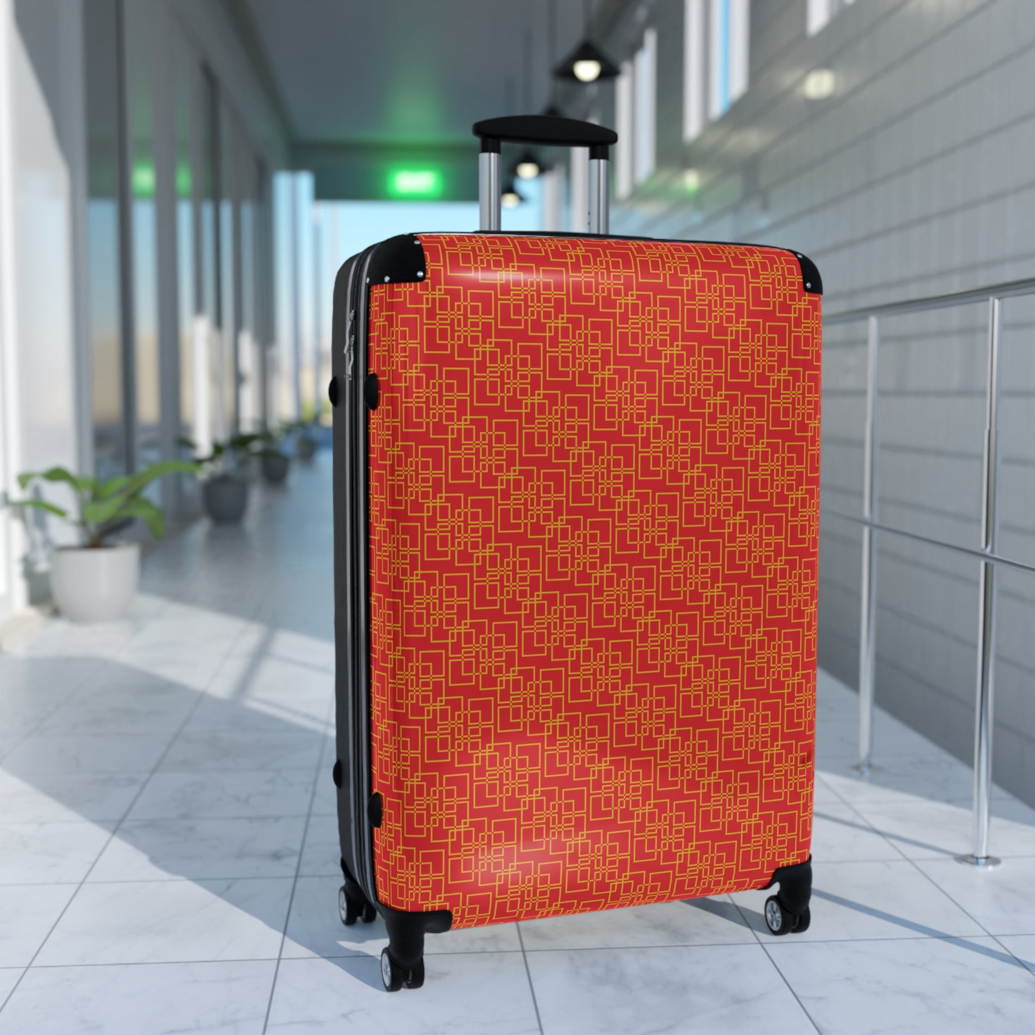 Linea Moda - Gold - Scarlet - Stylish Luggage for Adventurers
