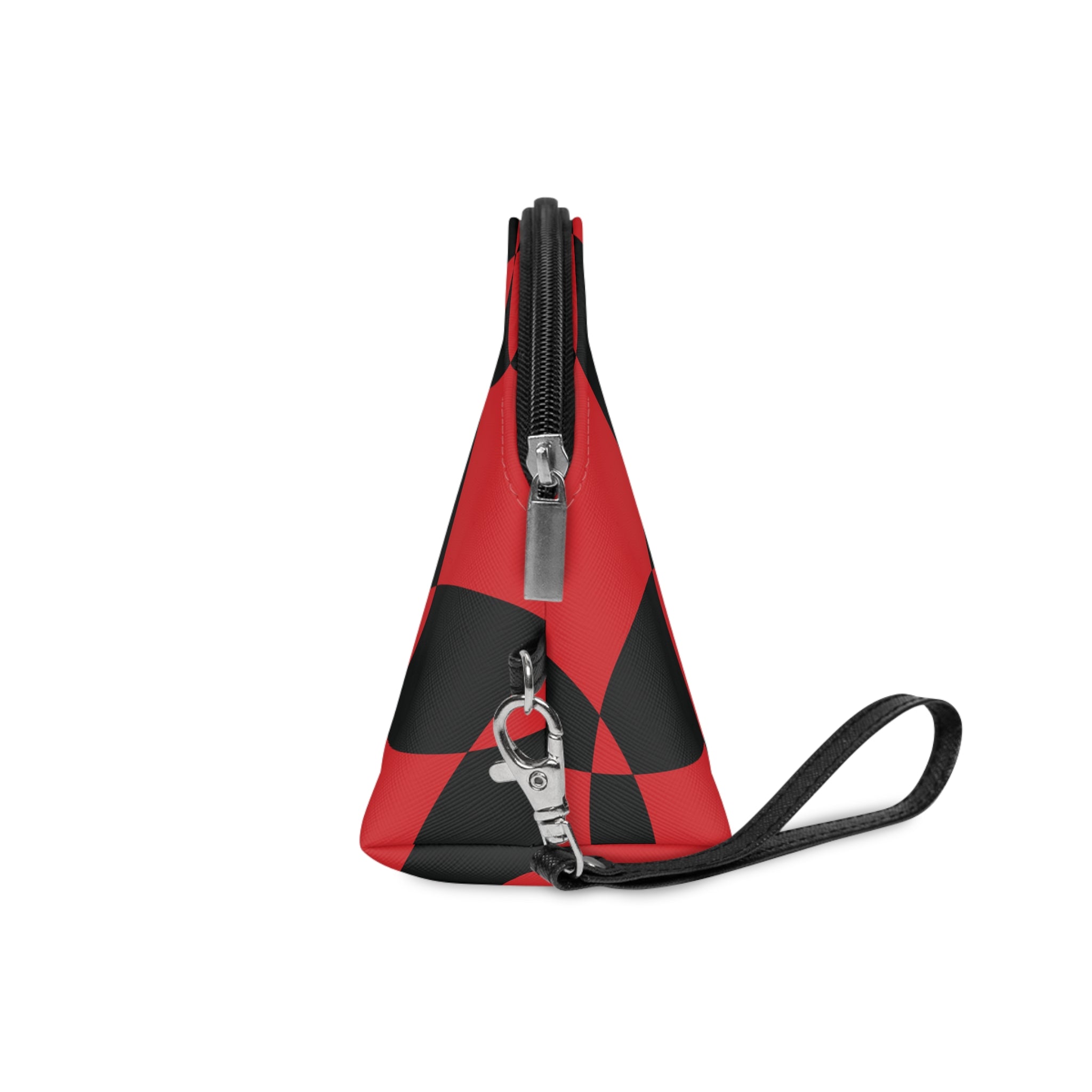 Scarlet Symphony - Black - Mid Century design - Makeup Bag - Fun & Functional Travel Accessory