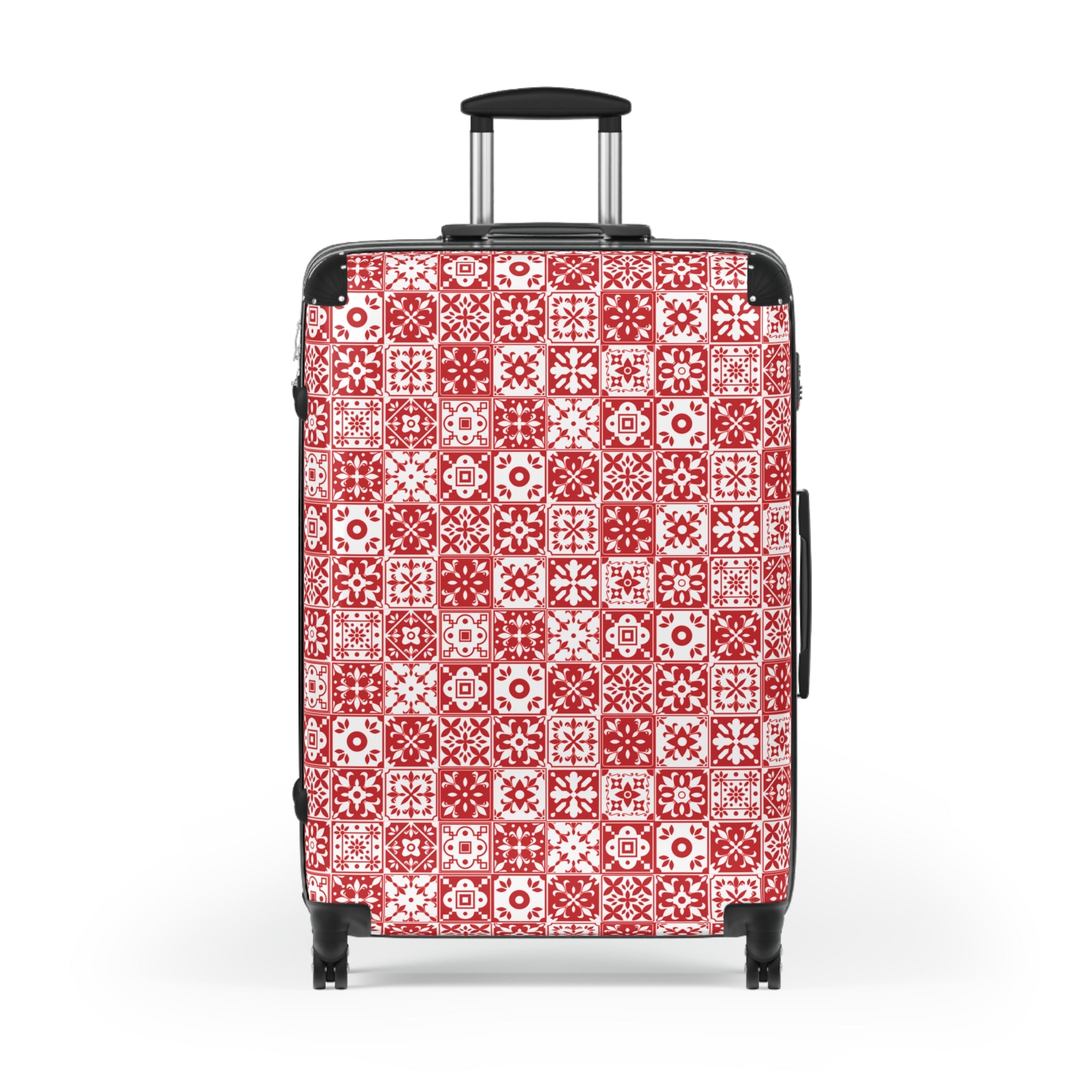 Mediterraneo Mosaic - Red - Suitcase - Stylish Luggage for Adventurers