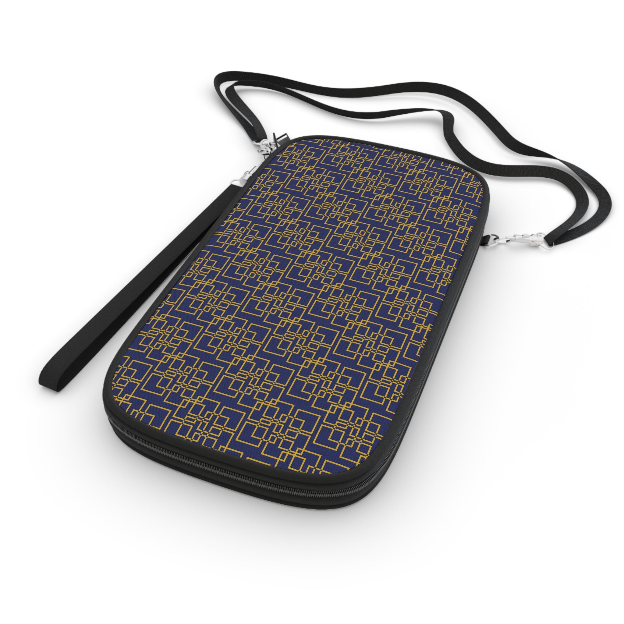 Linea Moda - Midnight Mallard - Gold - Passport Wallet - Perfect for Adventurers & Travelers
