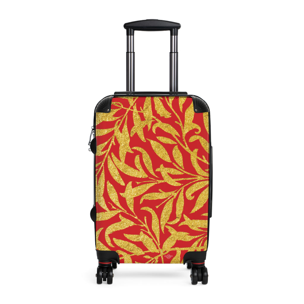 Gold Leaves - Scarlet - Suitcase - Stylish Luggage for Adventurers