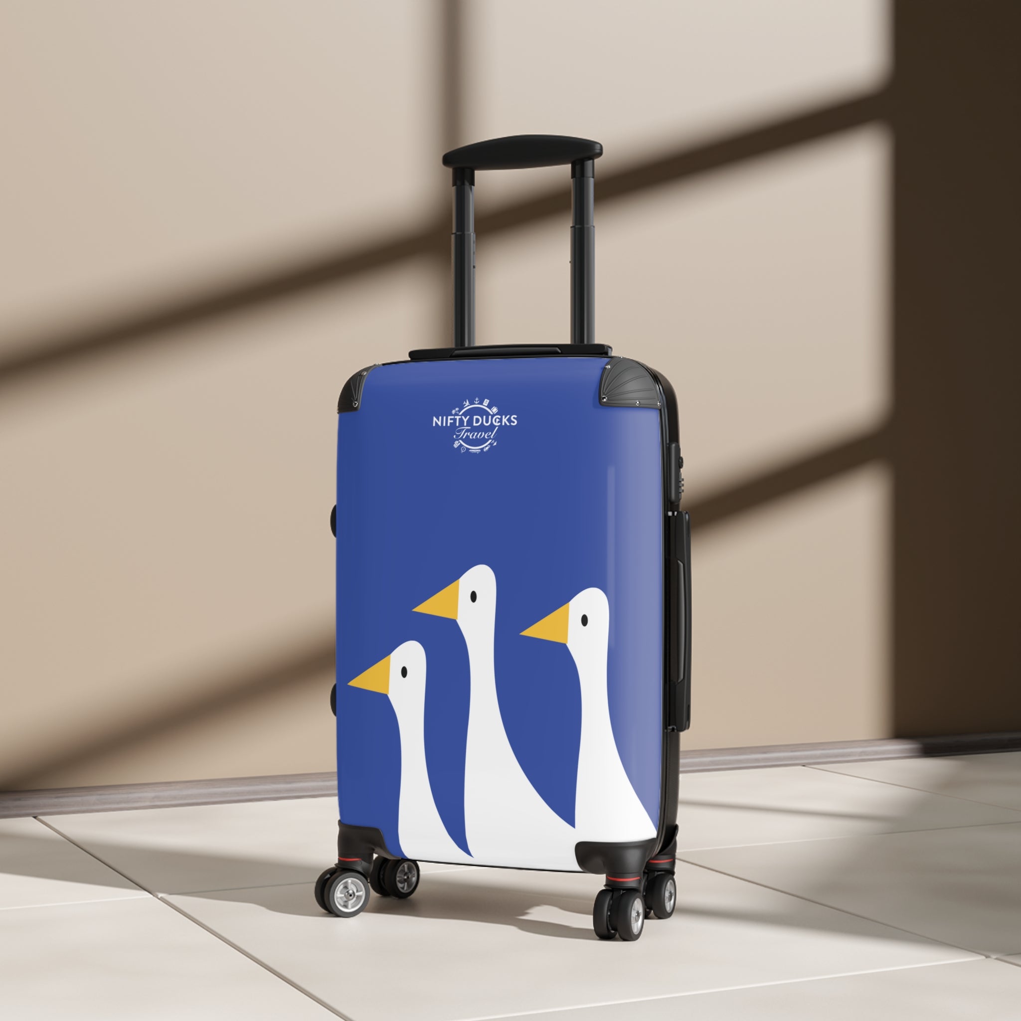 Traveling Ducks - Stylish Luggage for Adventurers - Blue