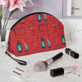 Cocktail Time - Scarlet - Mid Century design - Makeup Bag - Fun & Functional Travel Accessory