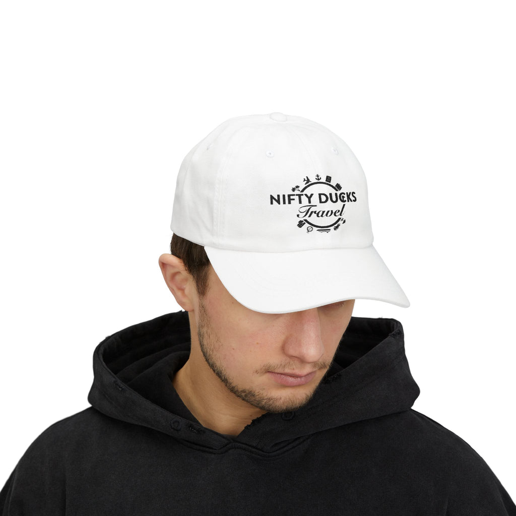 Nifty Ducks Travel Logo Classic Dad Cap - Perfect for Adventurers