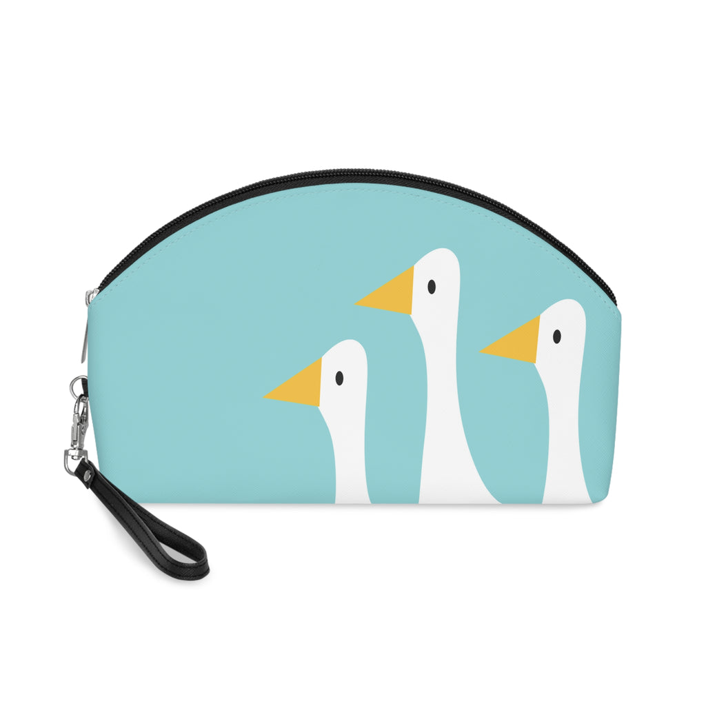 Traveling Ducks - Makeup Bag - Fun & Functional Travel Accessory - Electric Blue