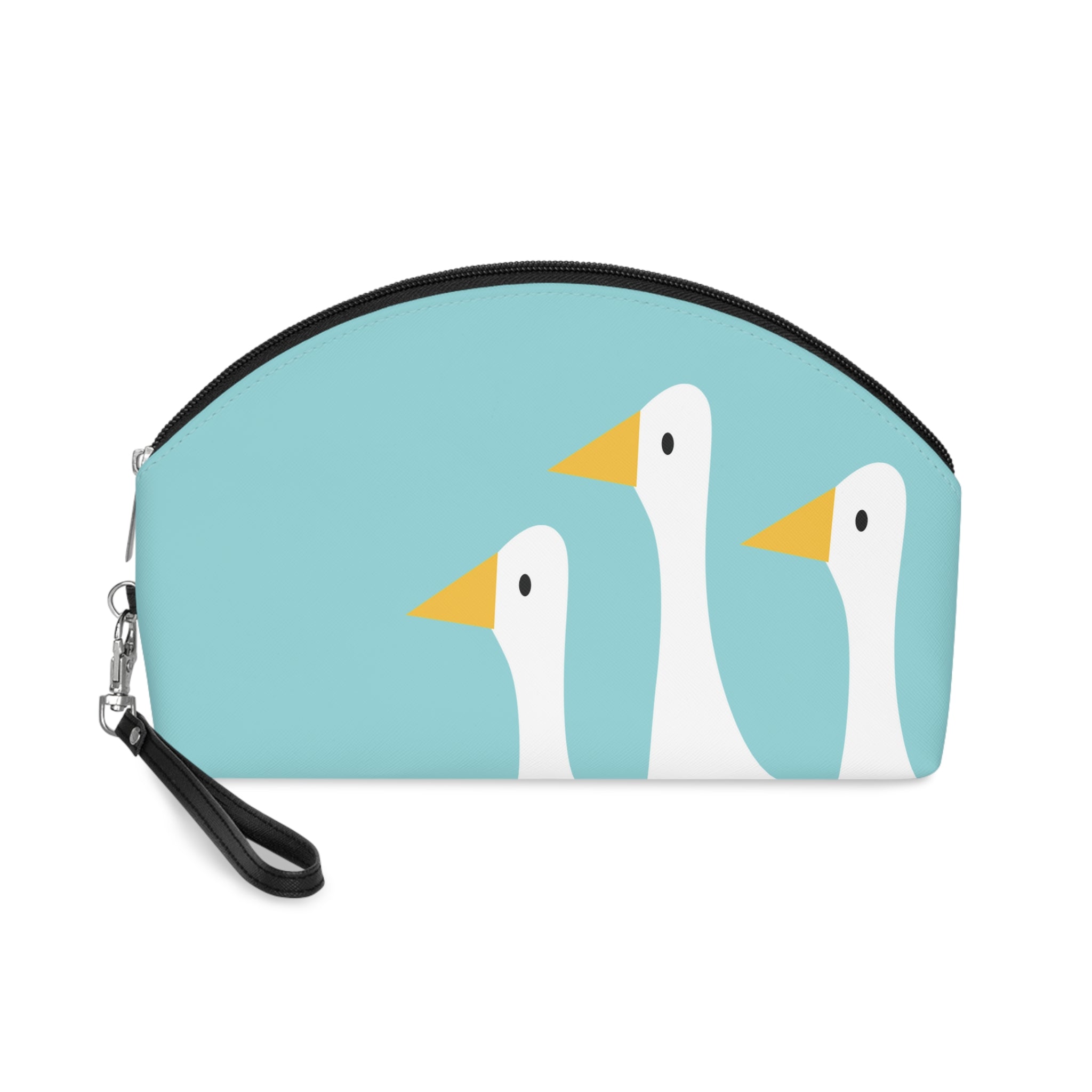 Traveling Ducks - Makeup Bag - Fun & Functional Travel Accessory - Electric Blue