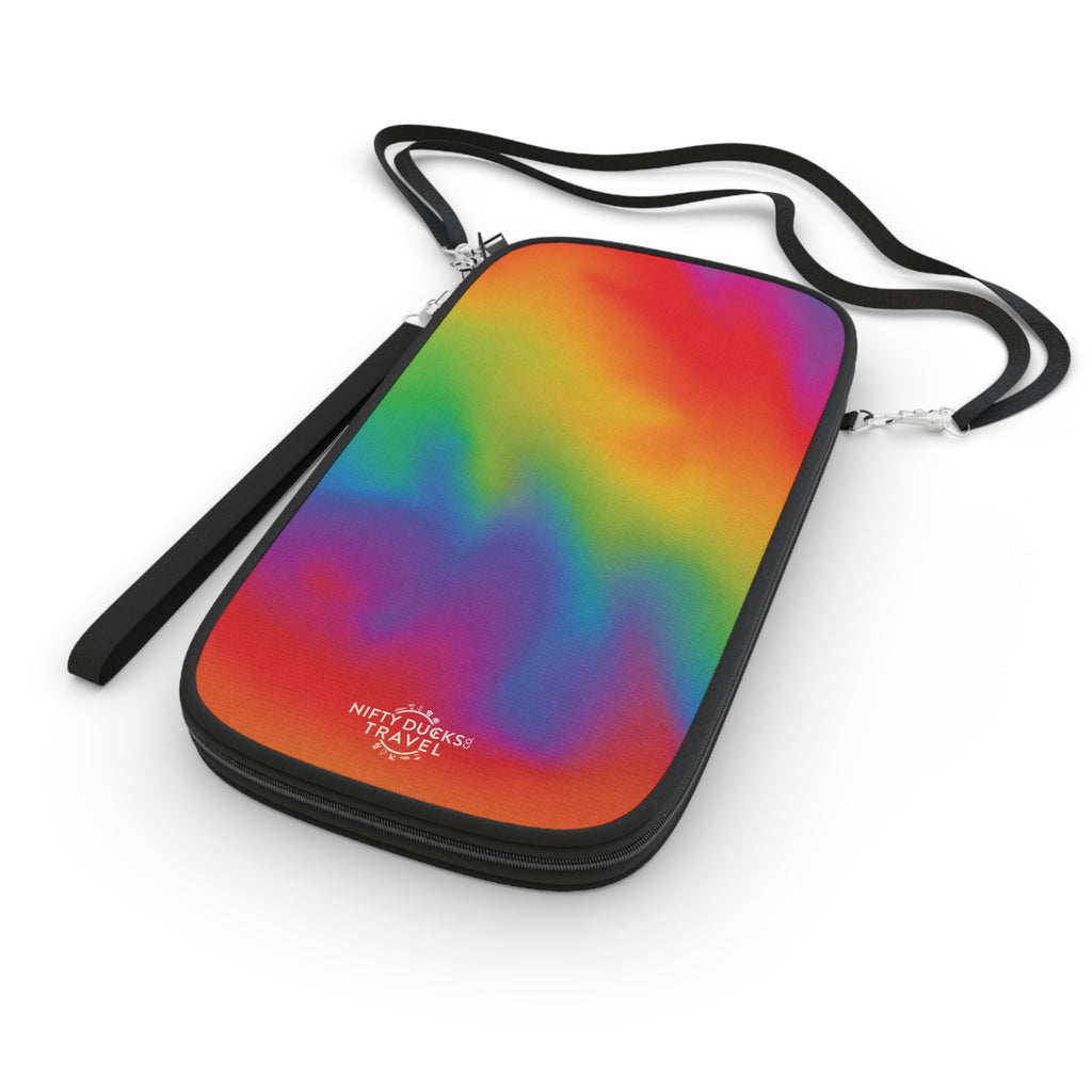 Travel in Technicolor - Passport Wallet - Perfect for Adventurers & Travelers
