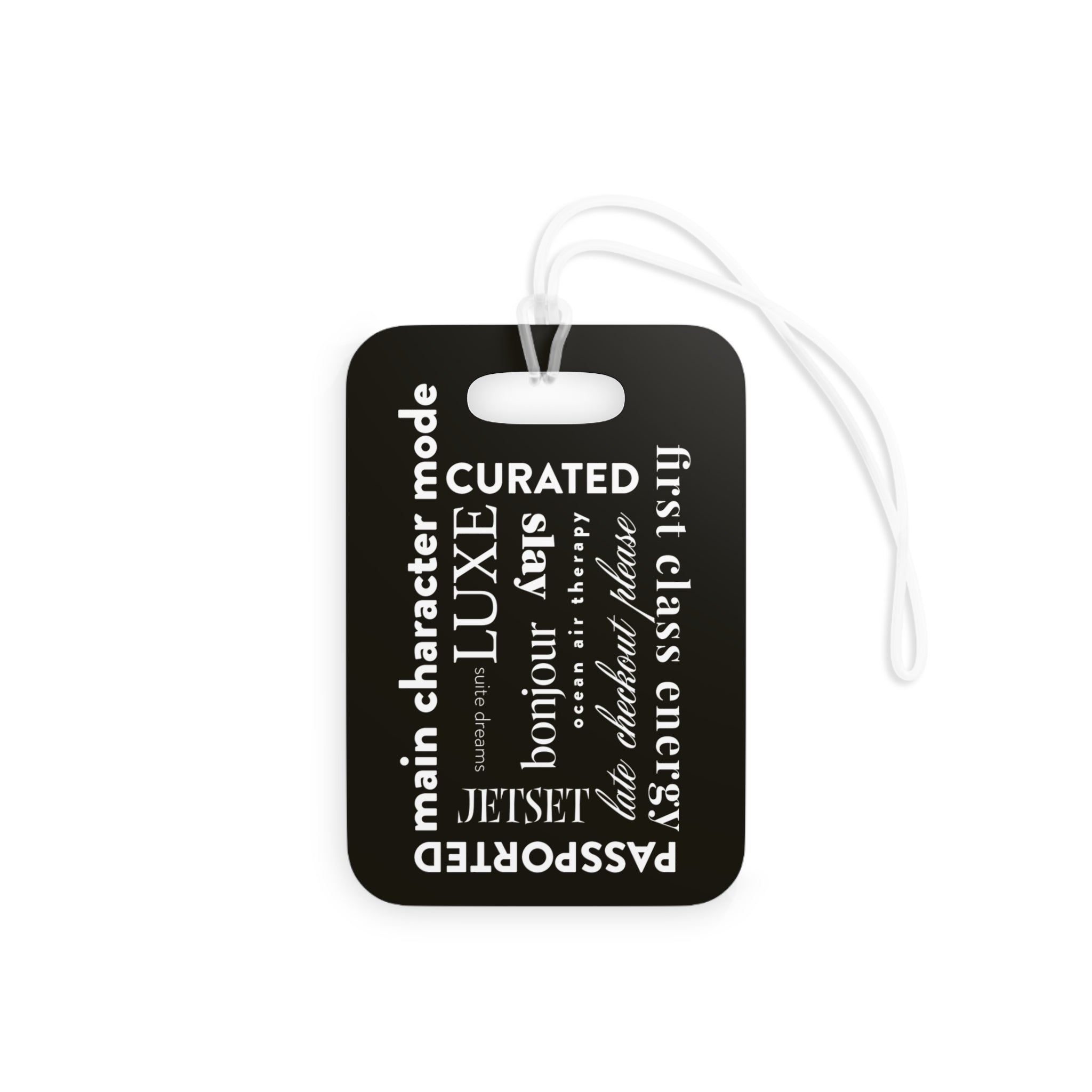 Nifty Ducks Travel Luggage Tag — Signature Brown Travel Logo ID Tag