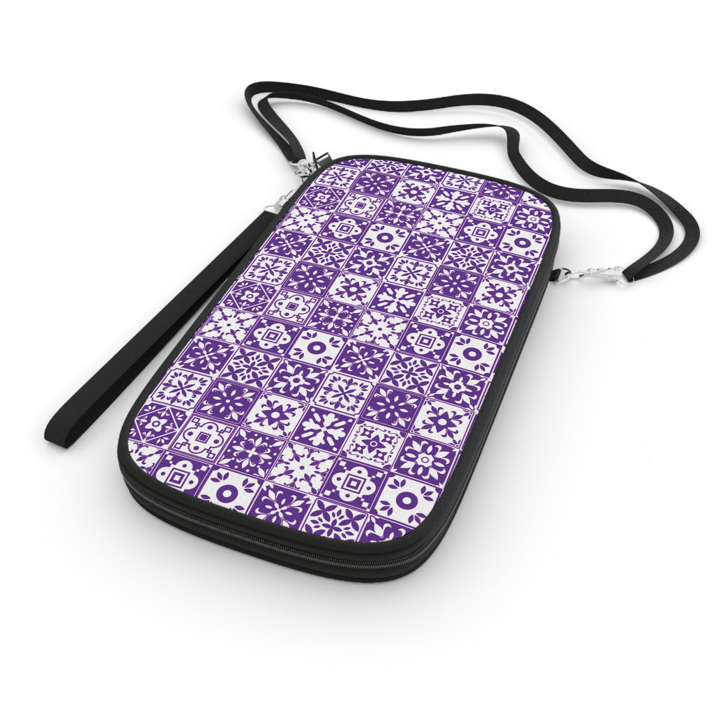 Mediterraneo Mosaic - Purple - Passport Wallet - Perfect for Adventurers & Travelers