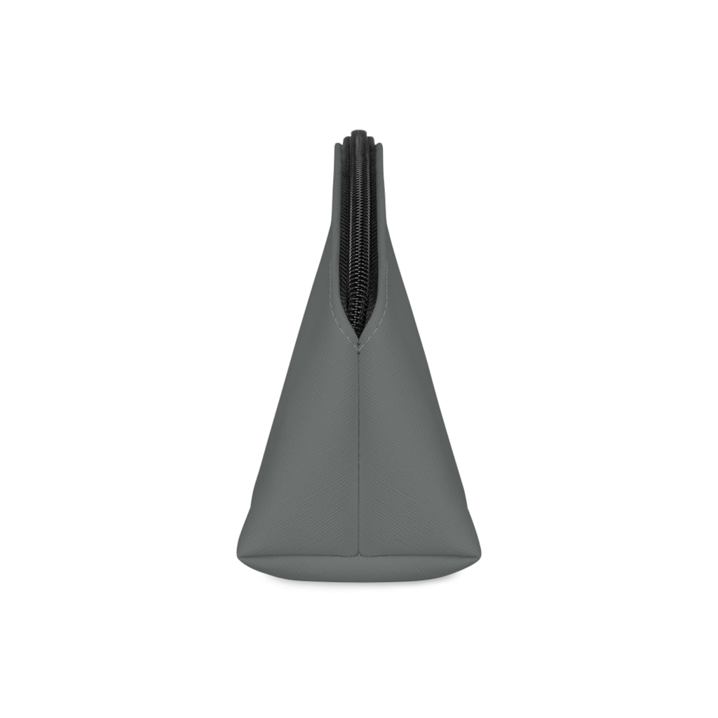 Nifty Ducks Travel Logo - Makeup Bag - Fun & Functional Travel Accessory - Dark Gray