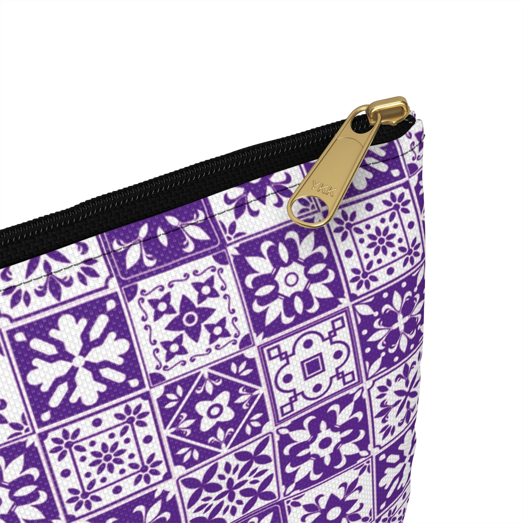 Mediterraneo Mosaic - Purple - Accessory Pouch - Perfect for Adventurers & Travelers