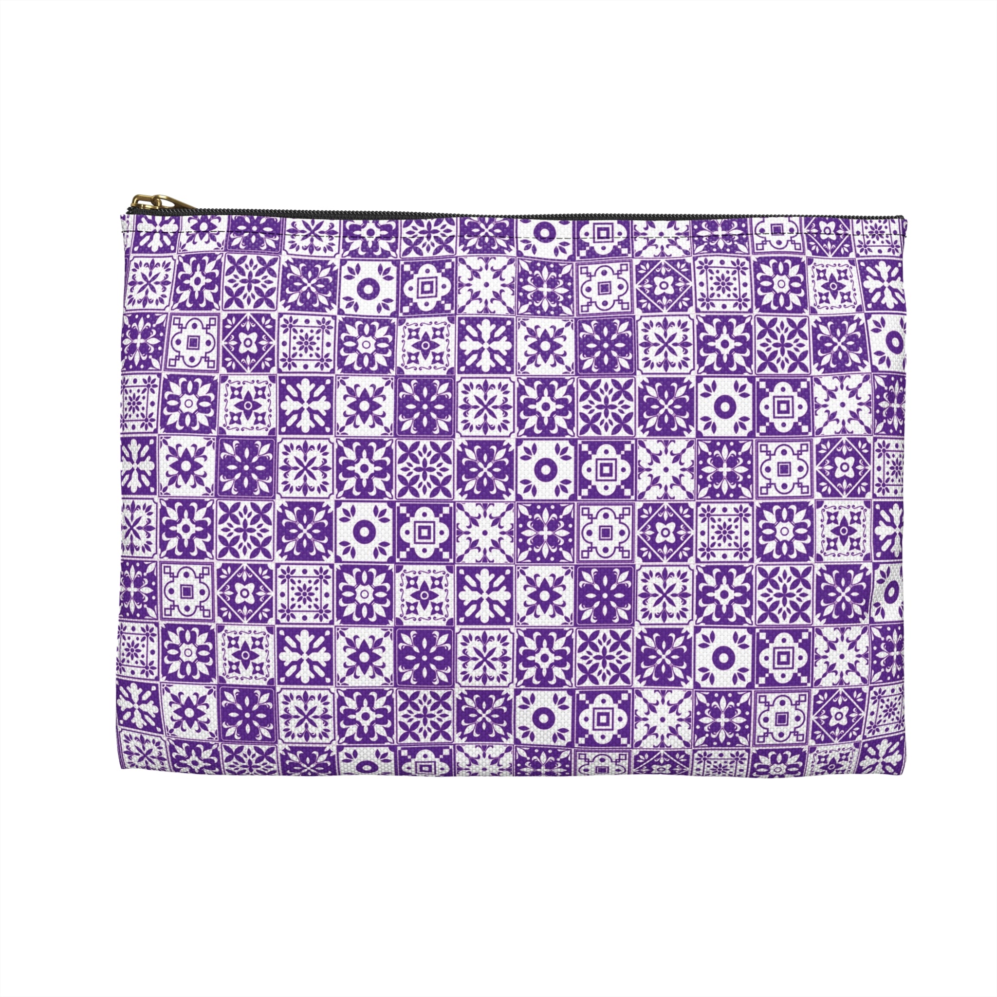 Mediterraneo Mosaic - Purple - Accessory Pouch - Perfect for Adventurers & Travelers