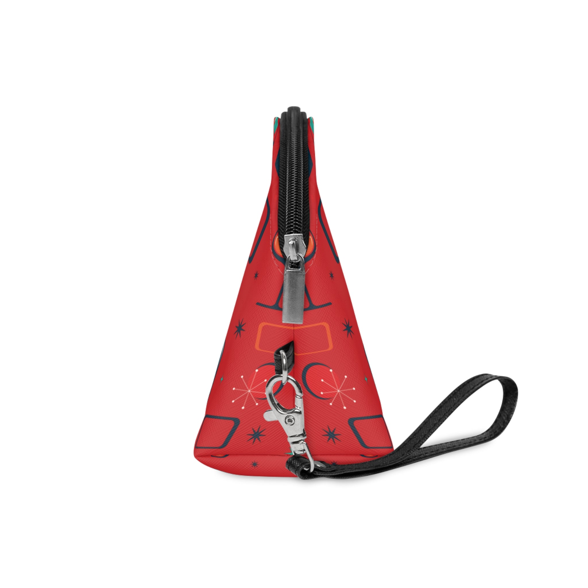 Cocktail Time - Scarlet - Mid Century design - Makeup Bag - Fun & Functional Travel Accessory