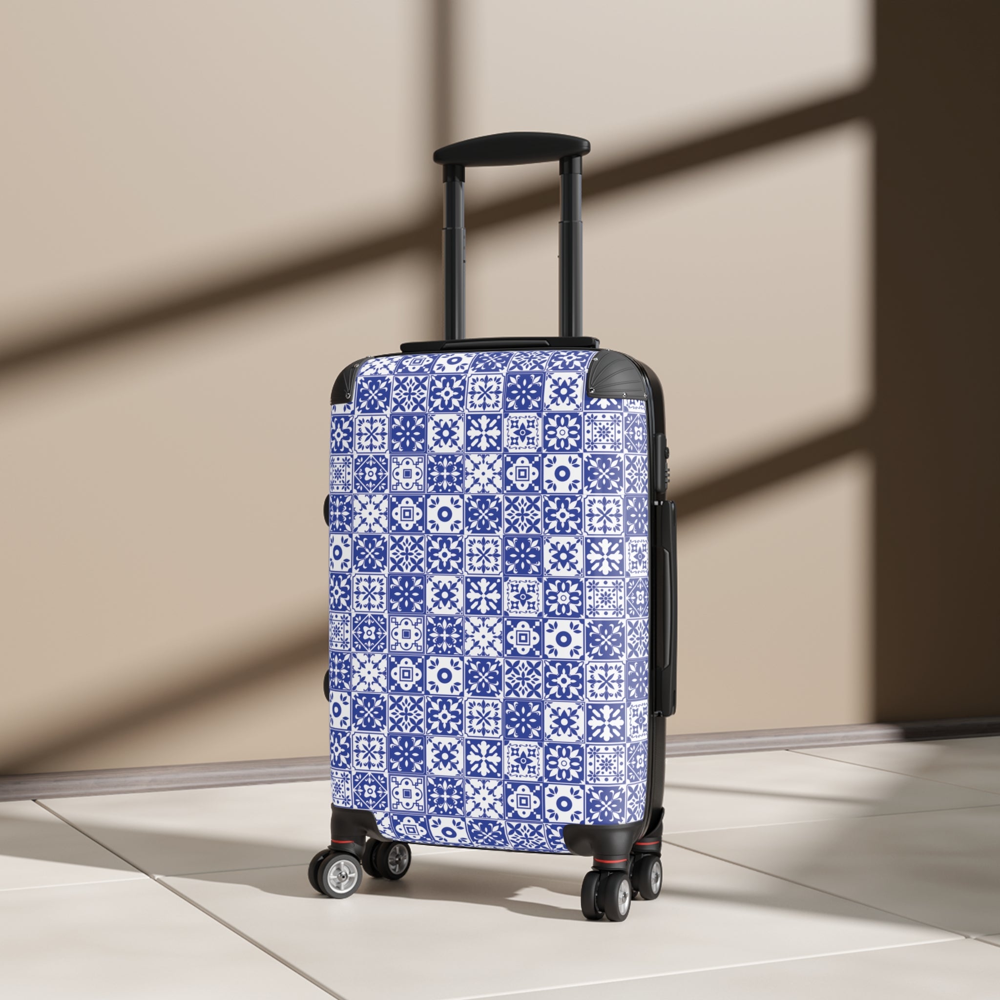 Mediterraneo Mosaic - Blue - Suitcase - Stylish Luggage for Adventurers