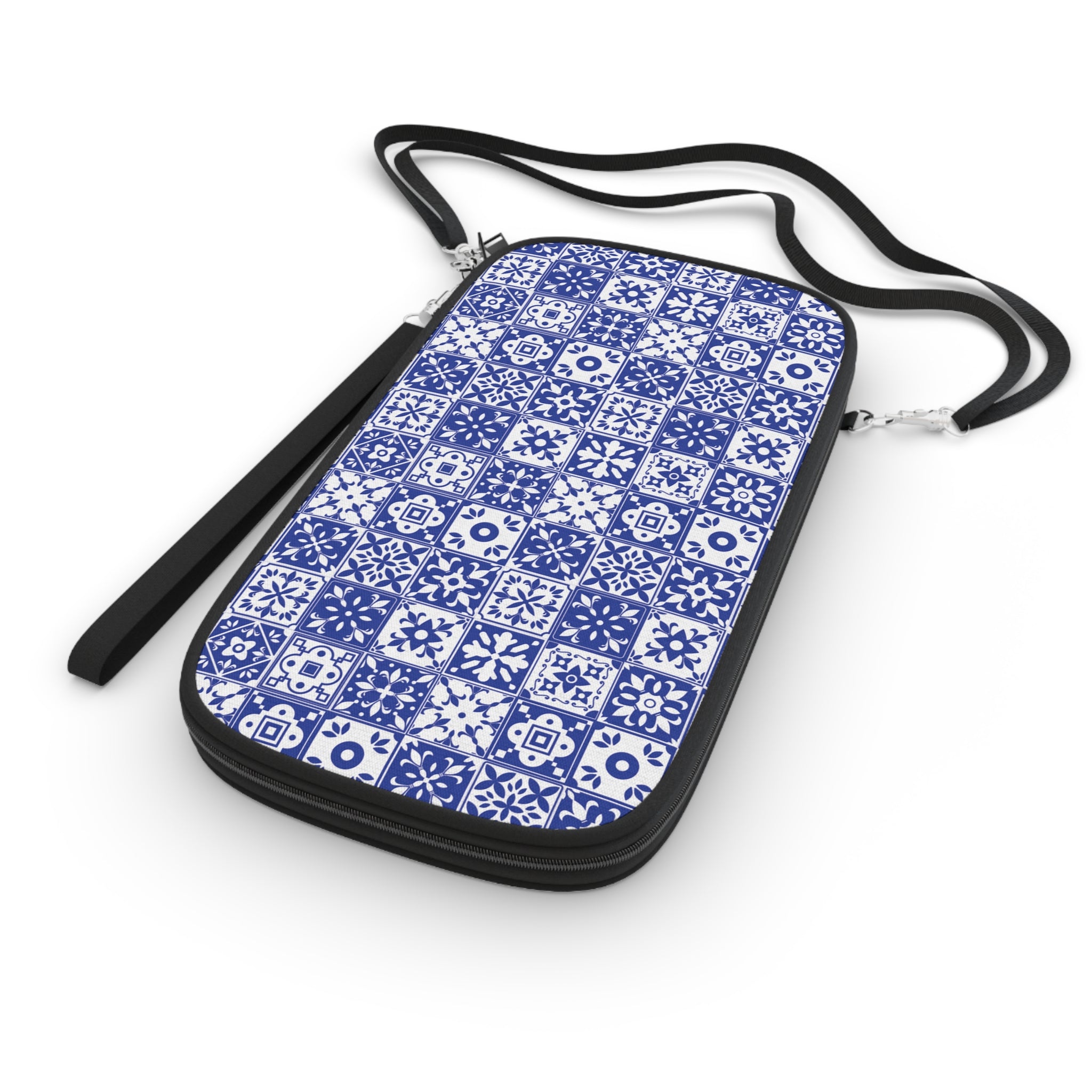 Mediterraneo Mosaic - Blue - Passport Wallet - Perfect for Adventurers & Travelers
