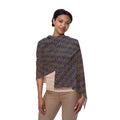 Linea Moda - Gold - Midnight Mallard - Scarf - Lightweight Shawl, Perfect for Outdoor Events, Mothers Day Gift