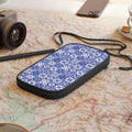 Mediterraneo Mosaic - Blue - Passport Wallet - Perfect for Adventurers & Travelers