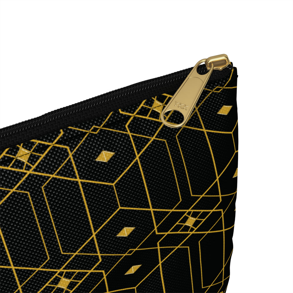 Dimetra - Gold - Black - Accessory Pouch - Perfect for Adventurers & Travelers