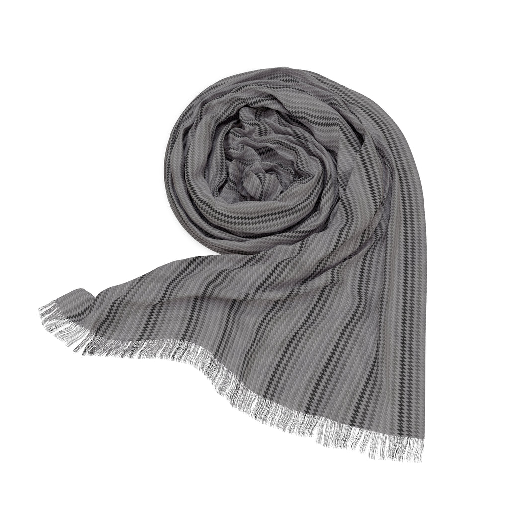 Kinetra - Black - Gray - Scarf - Lightweight Shawl, Perfect for Outdoor Events, Mothers Day Gift