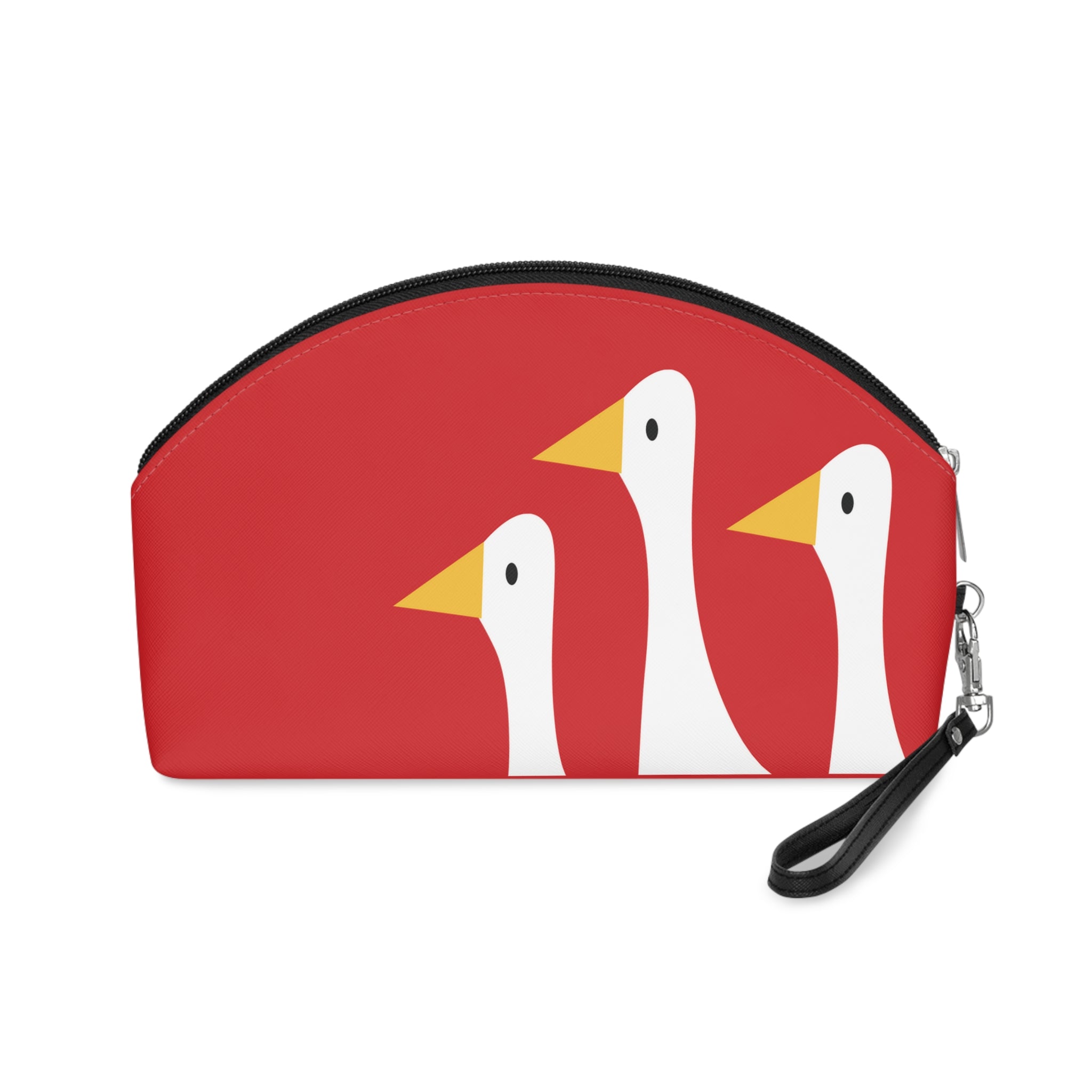 Traveling Ducks - Makeup Bag - Fun & Functional Travel Accessory - Scarlet