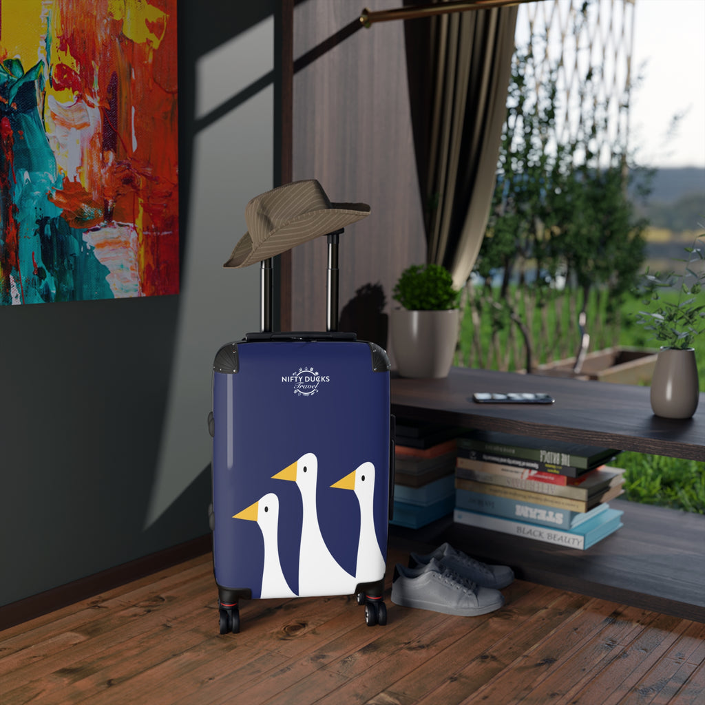Traveling Ducks - Midnight Mallard - Stylish Luggage for Adventurers