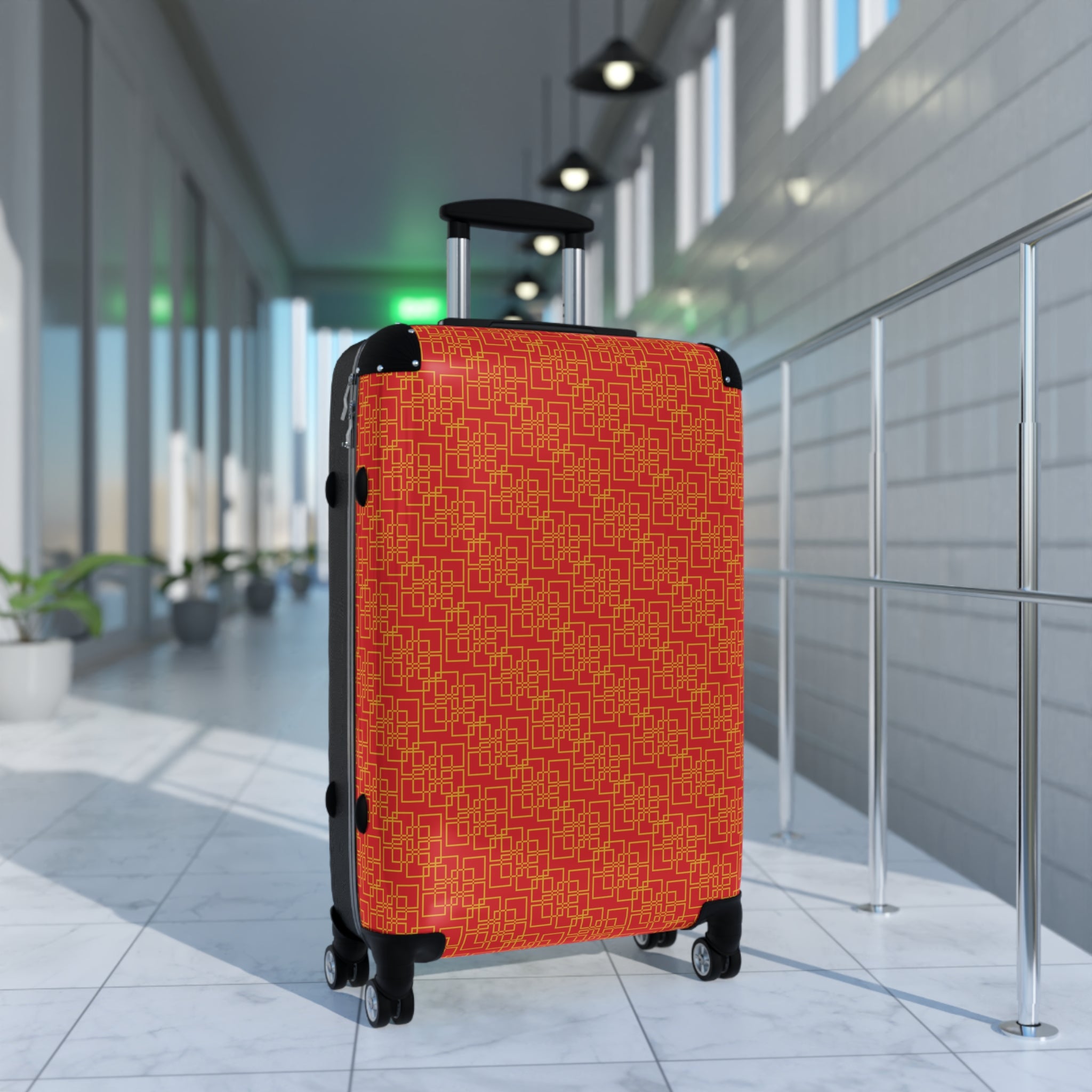 Linea Moda - Gold - Scarlet - Stylish Luggage for Adventurers