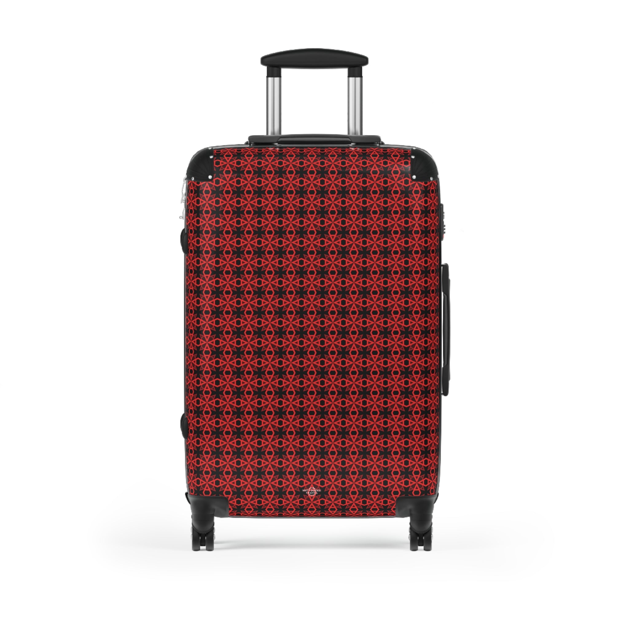 Letter Art - A - Red - Black - Suitcase - Stylish Luggage for Adventurers