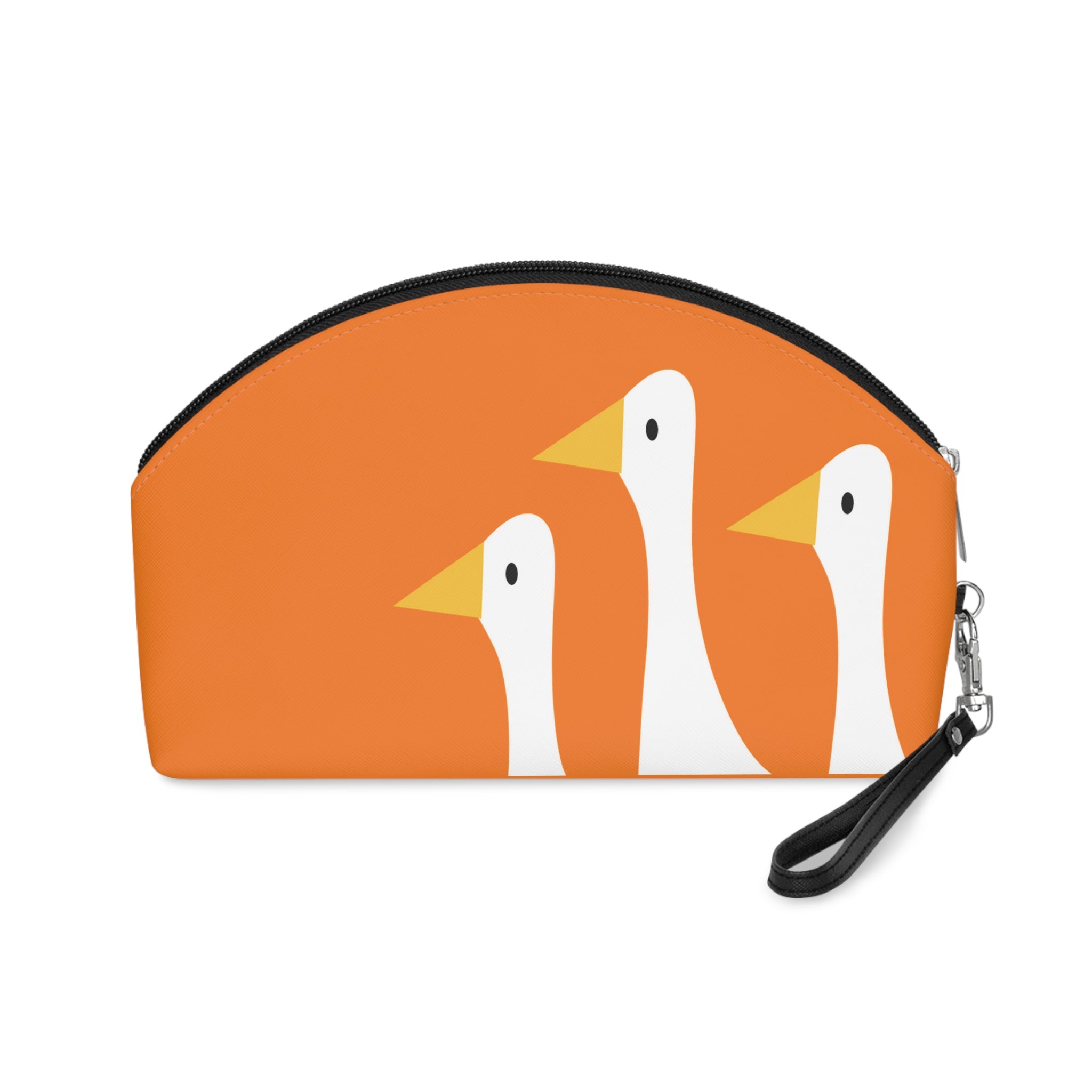 Traveling Ducks - Makeup Bag - Fun & Functional Travel Accessory - Orange