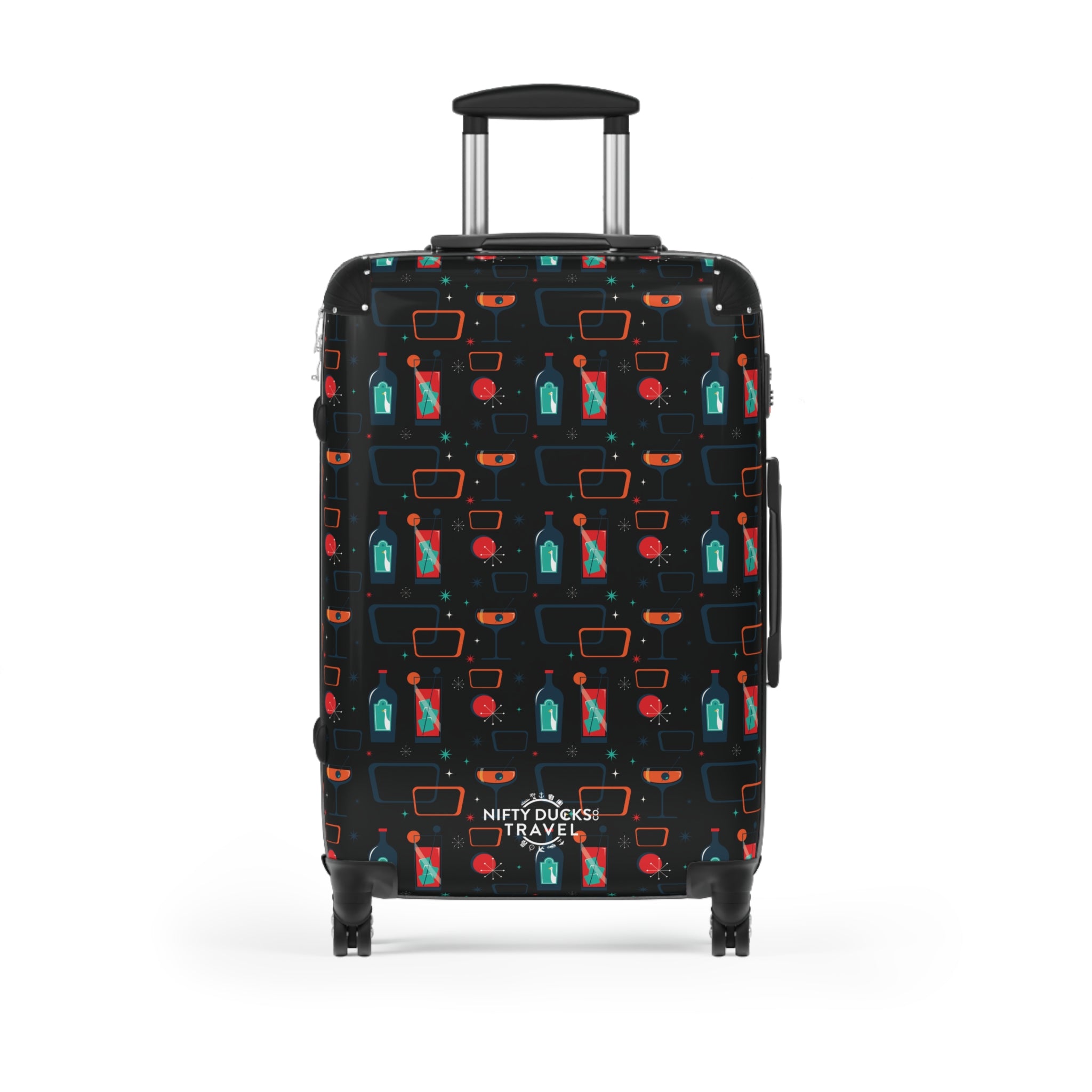 Cocktail Time - Black - Suitcase - Stylish Luggage for Adventurers