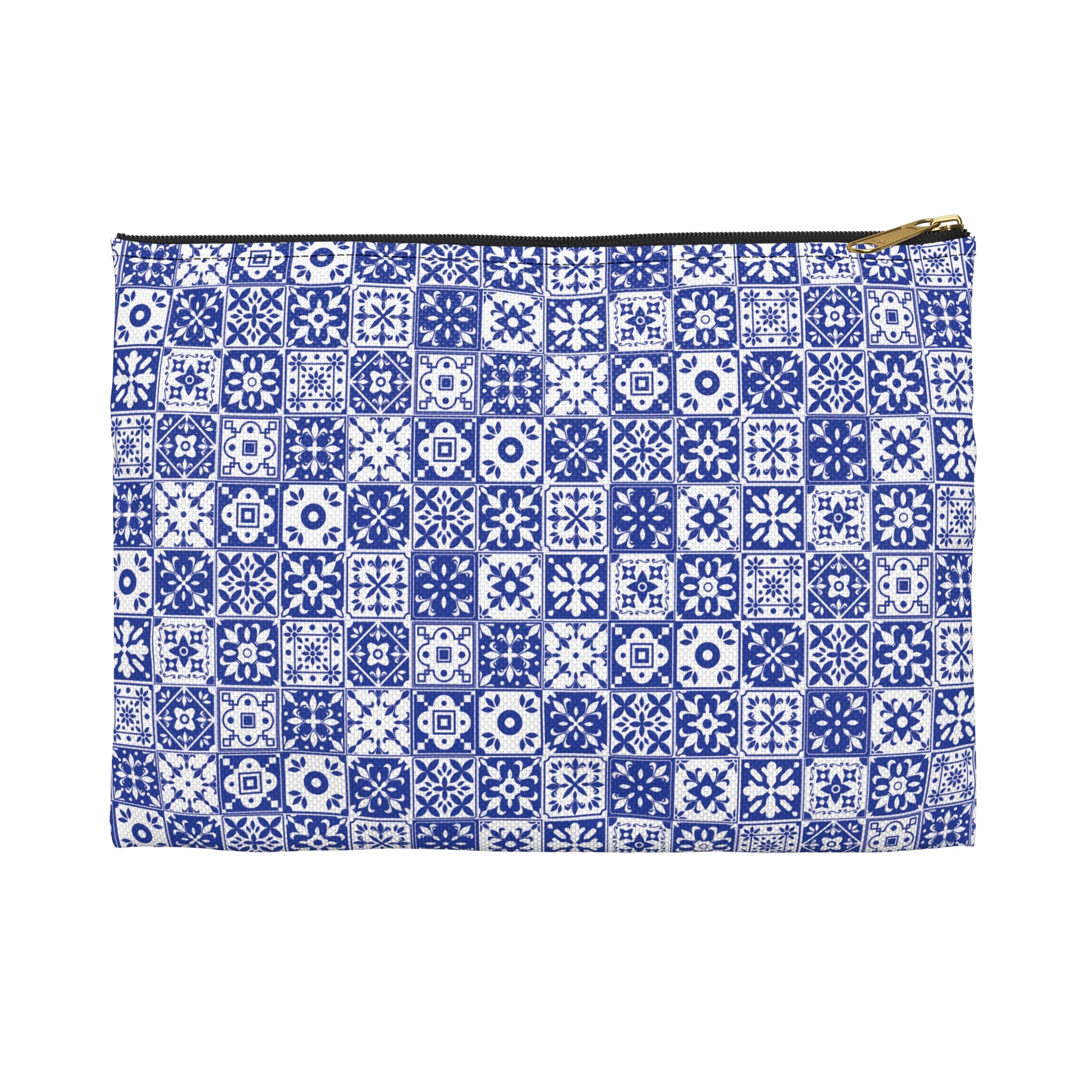 Mediterraneo Mosaic - Blue - Accessory Pouch - Perfect for Adventurers & Travelers