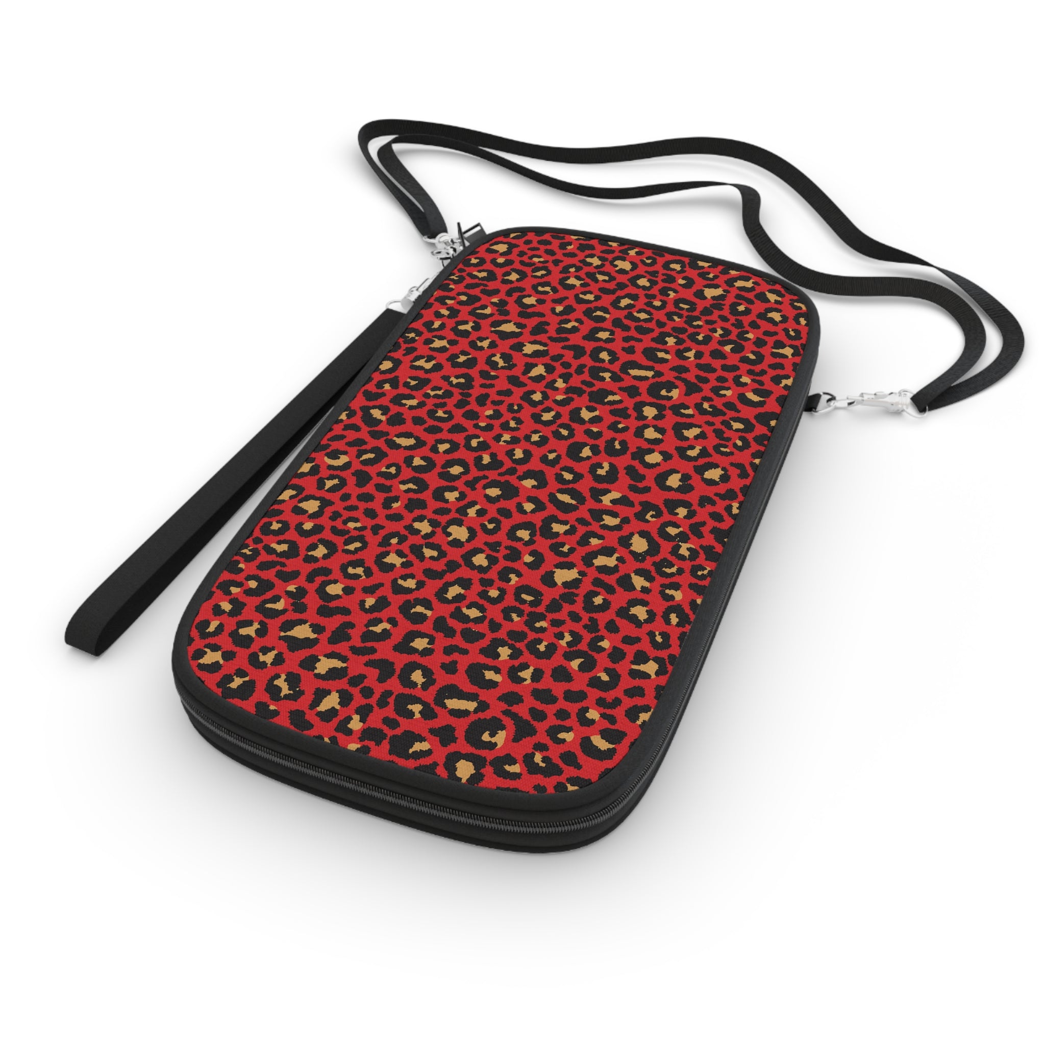 Spicy Kitty - Scarlet - Leopard Print - Passport Wallet - Perfect for Adventurers & Travelers
