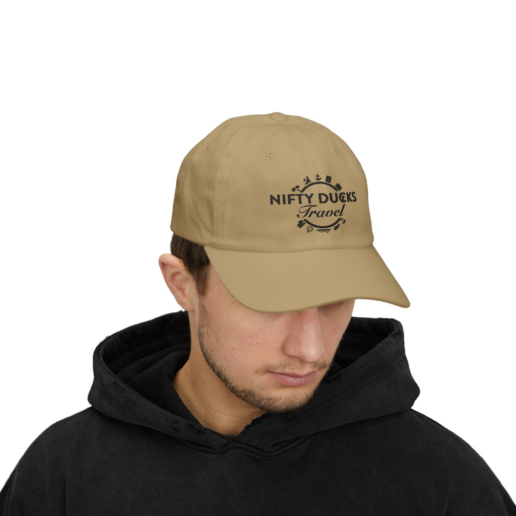 Nifty Ducks Travel Logo Classic Dad Cap - Perfect for Adventurers