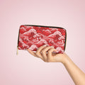 Tempest Tides - Red - Zipper Wallet - Travel Accessories