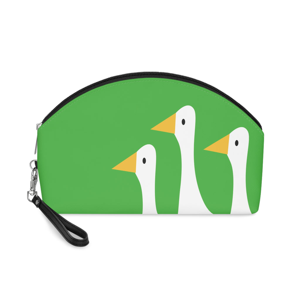 Traveling Ducks - Makeup Bag - Fun & Functional Travel Accessory - Lime Green