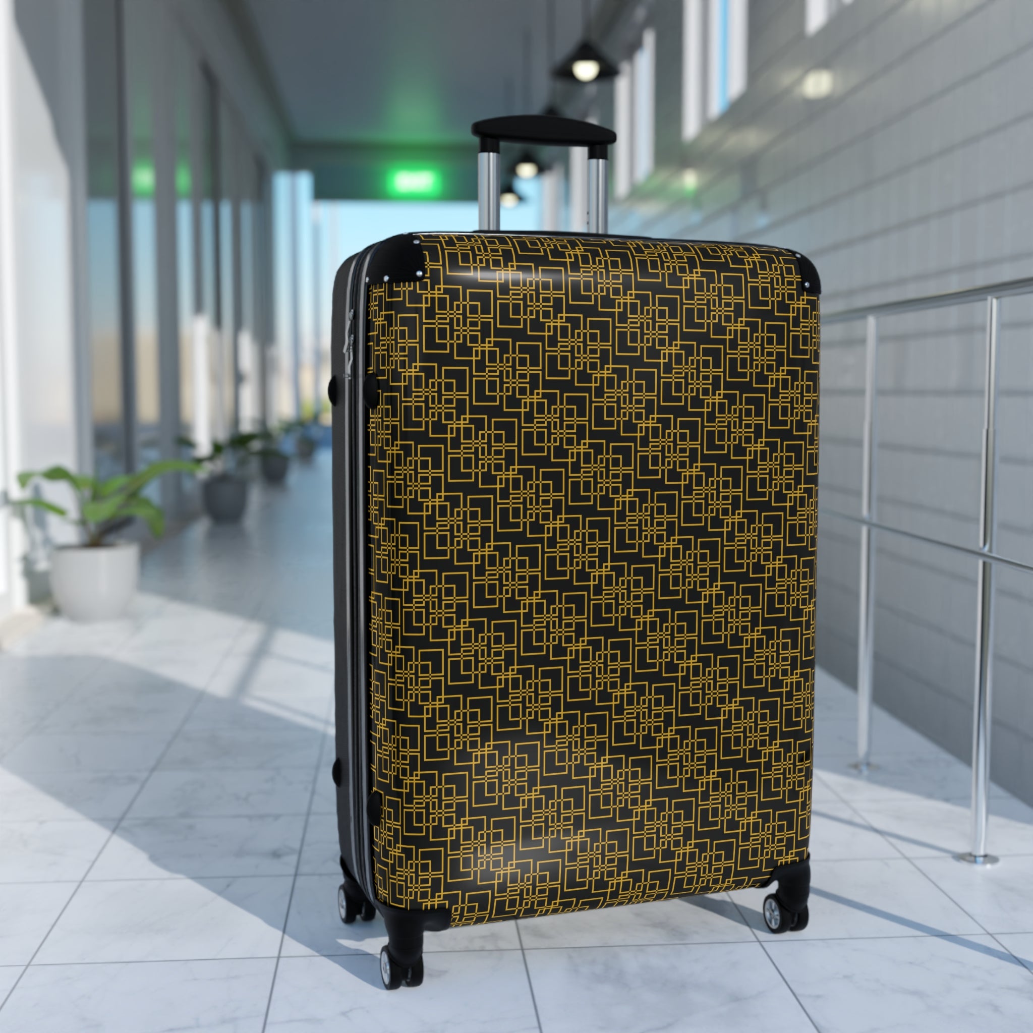 Linea Moda - Gold - Black - Stylish Luggage for Adventurers