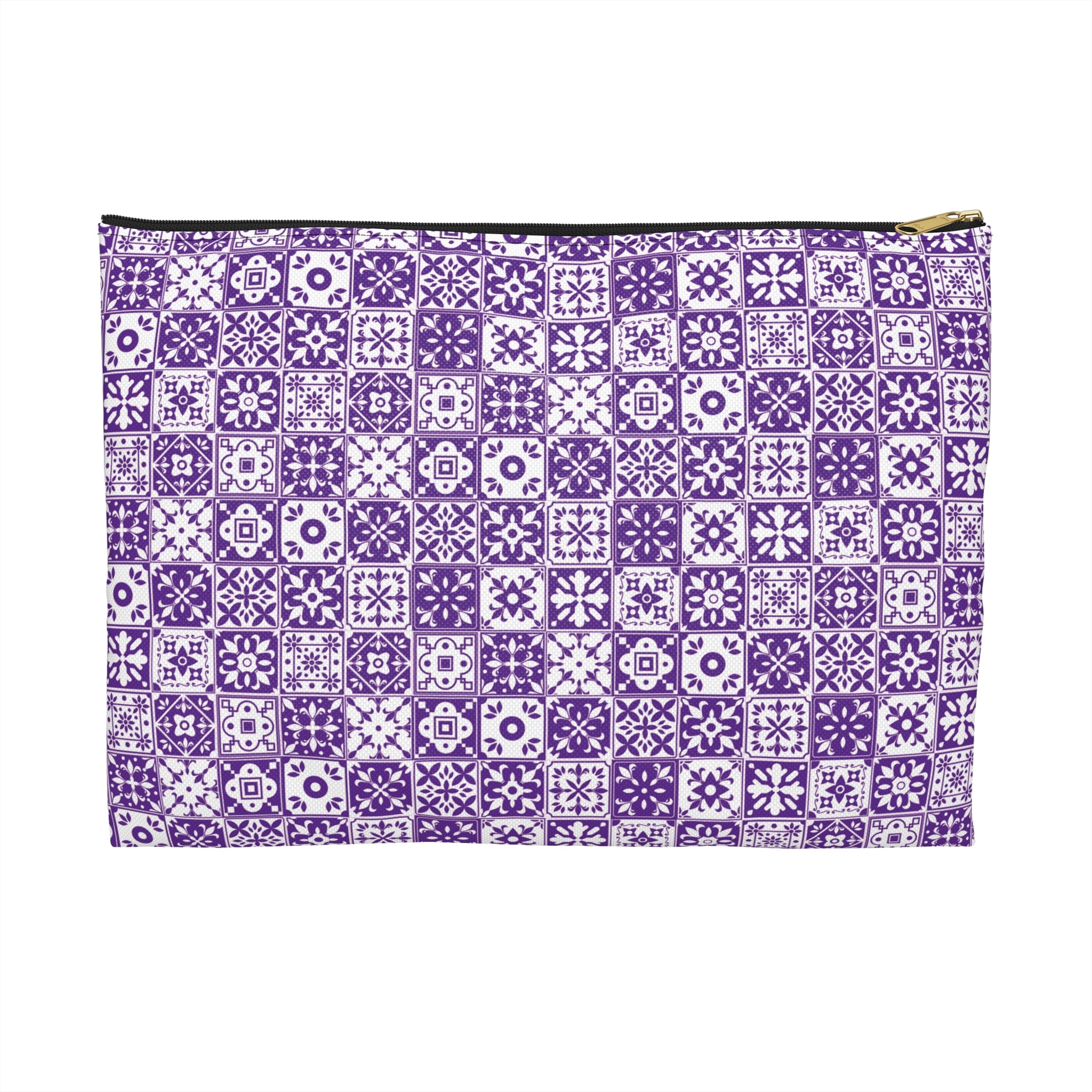 Mediterraneo Mosaic - Purple - Accessory Pouch - Perfect for Adventurers & Travelers