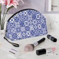 Mediterraneo Mosaic - Blue - Mid Century design - Makeup Bag - Fun & Functional Travel Accessory