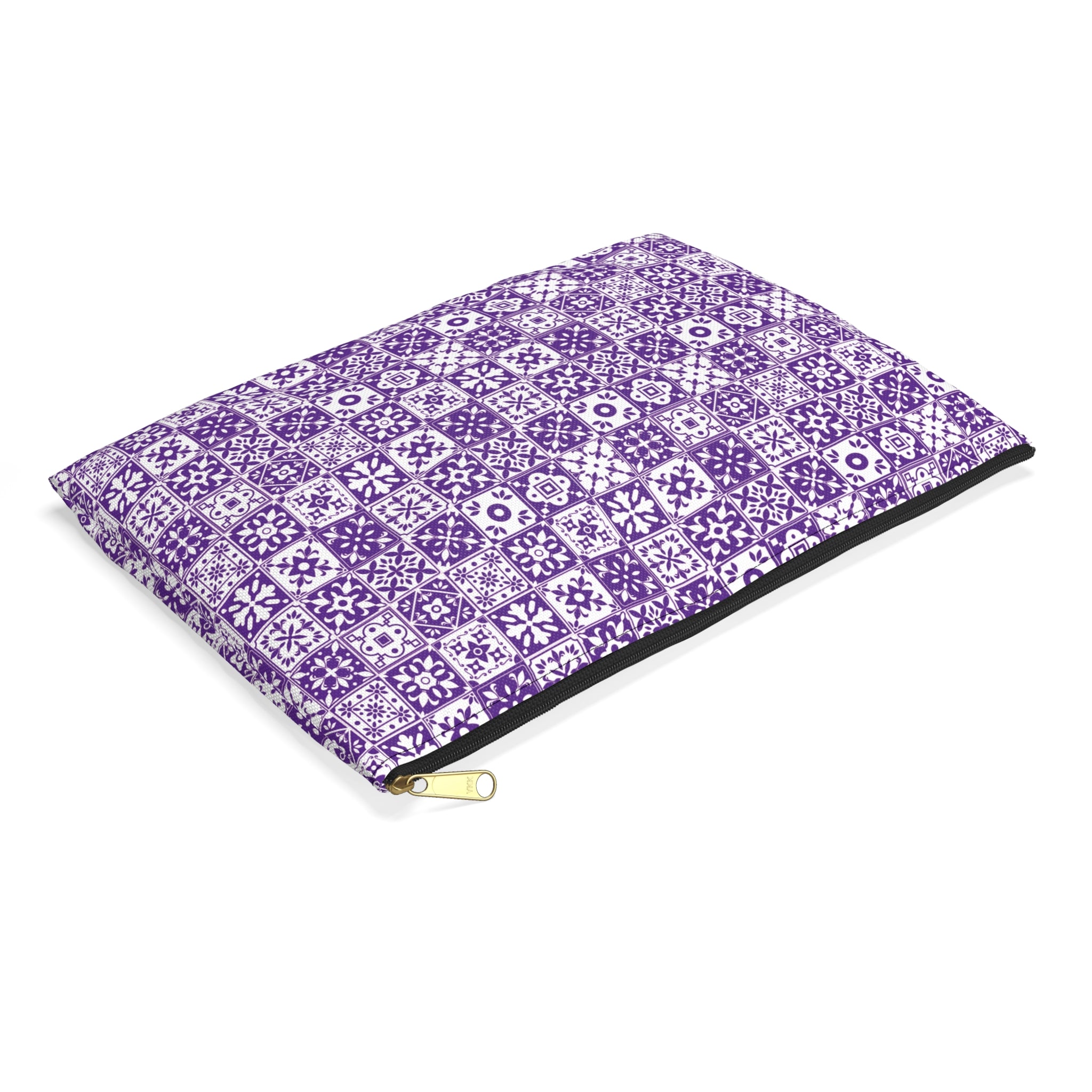 Mediterraneo Mosaic - Purple - Accessory Pouch - Perfect for Adventurers & Travelers
