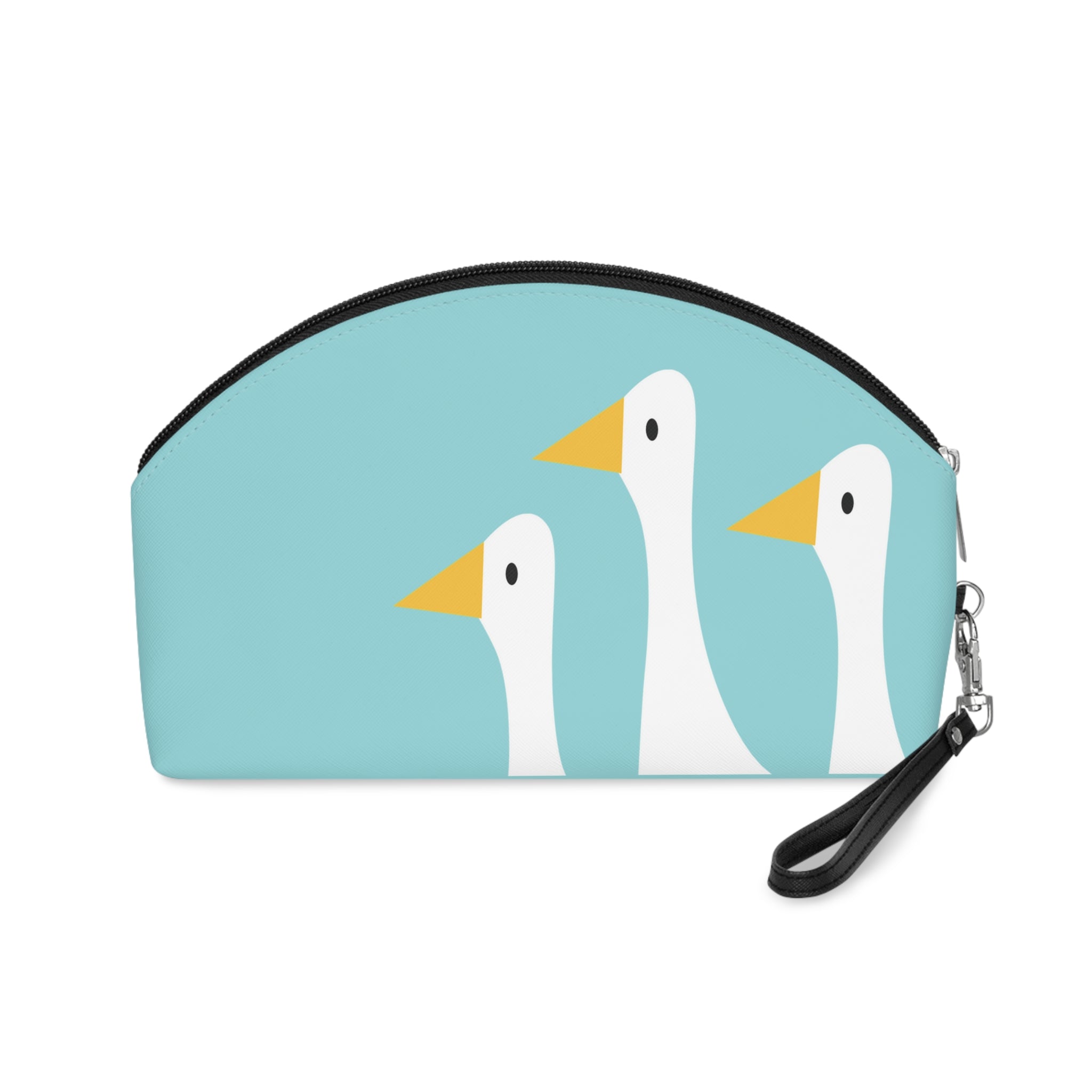 Traveling Ducks - Makeup Bag - Fun & Functional Travel Accessory - Electric Blue