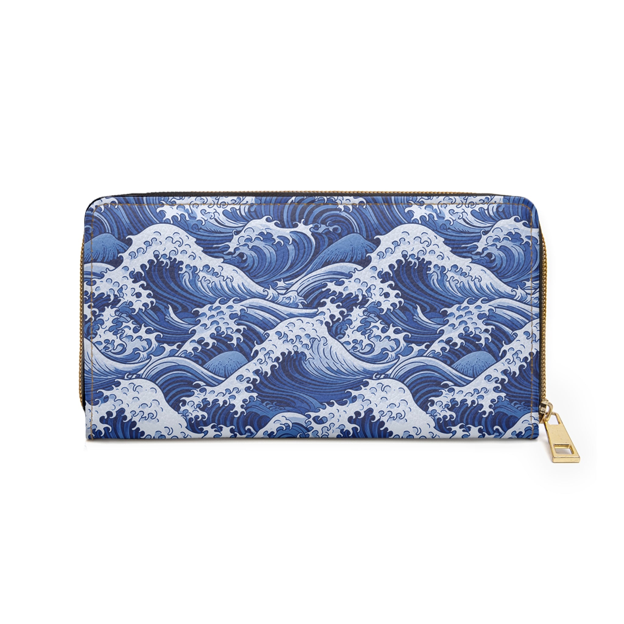 Tempest Tides - Blue - Zipper Wallet - Travel Accessories