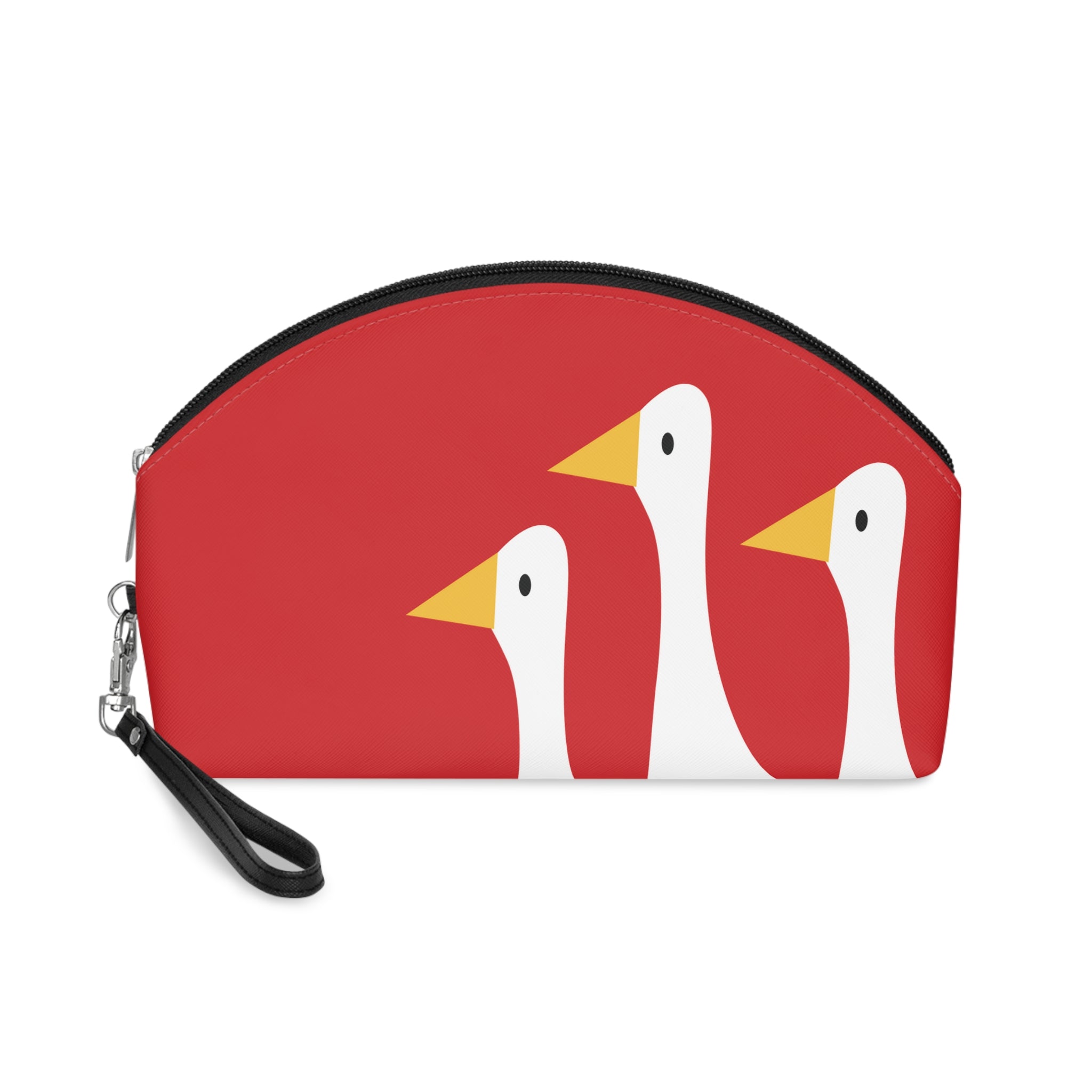 Traveling Ducks - Makeup Bag - Fun & Functional Travel Accessory - Scarlet