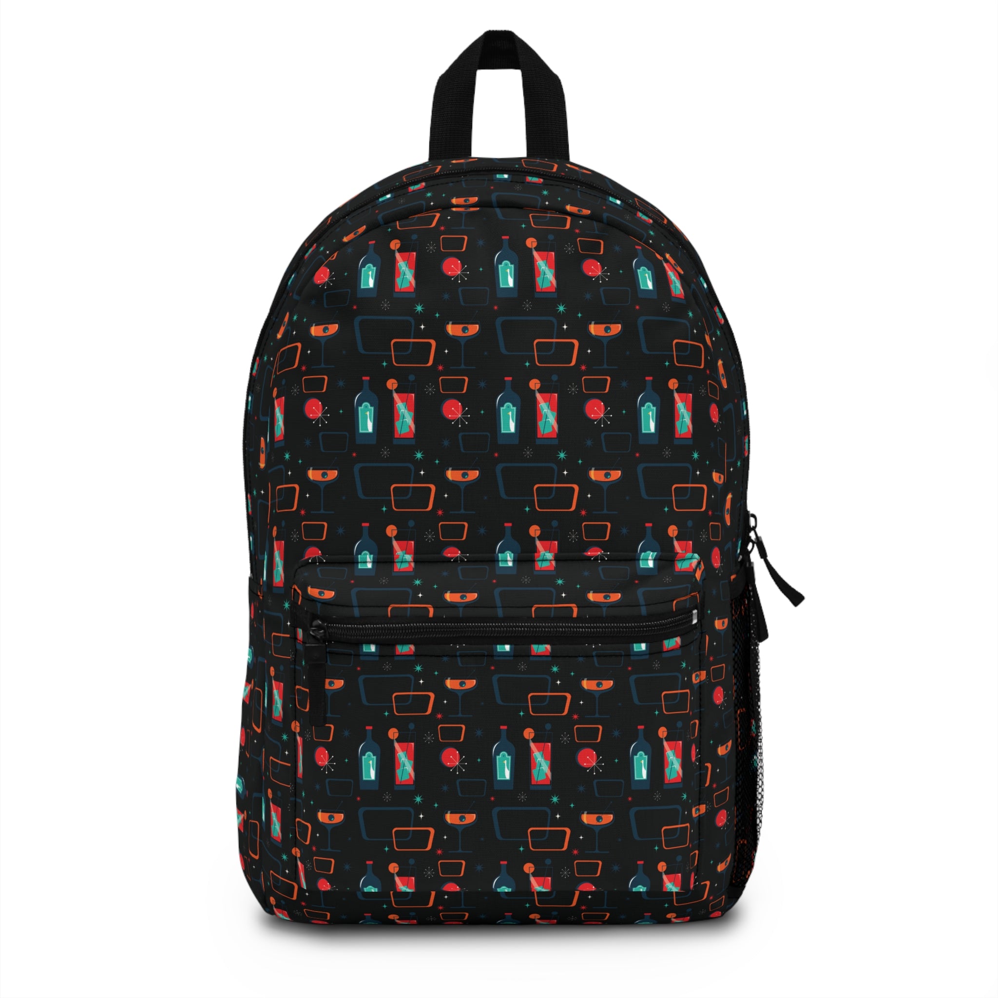 Cocktail Time - Black - Backpack - Travel Bag